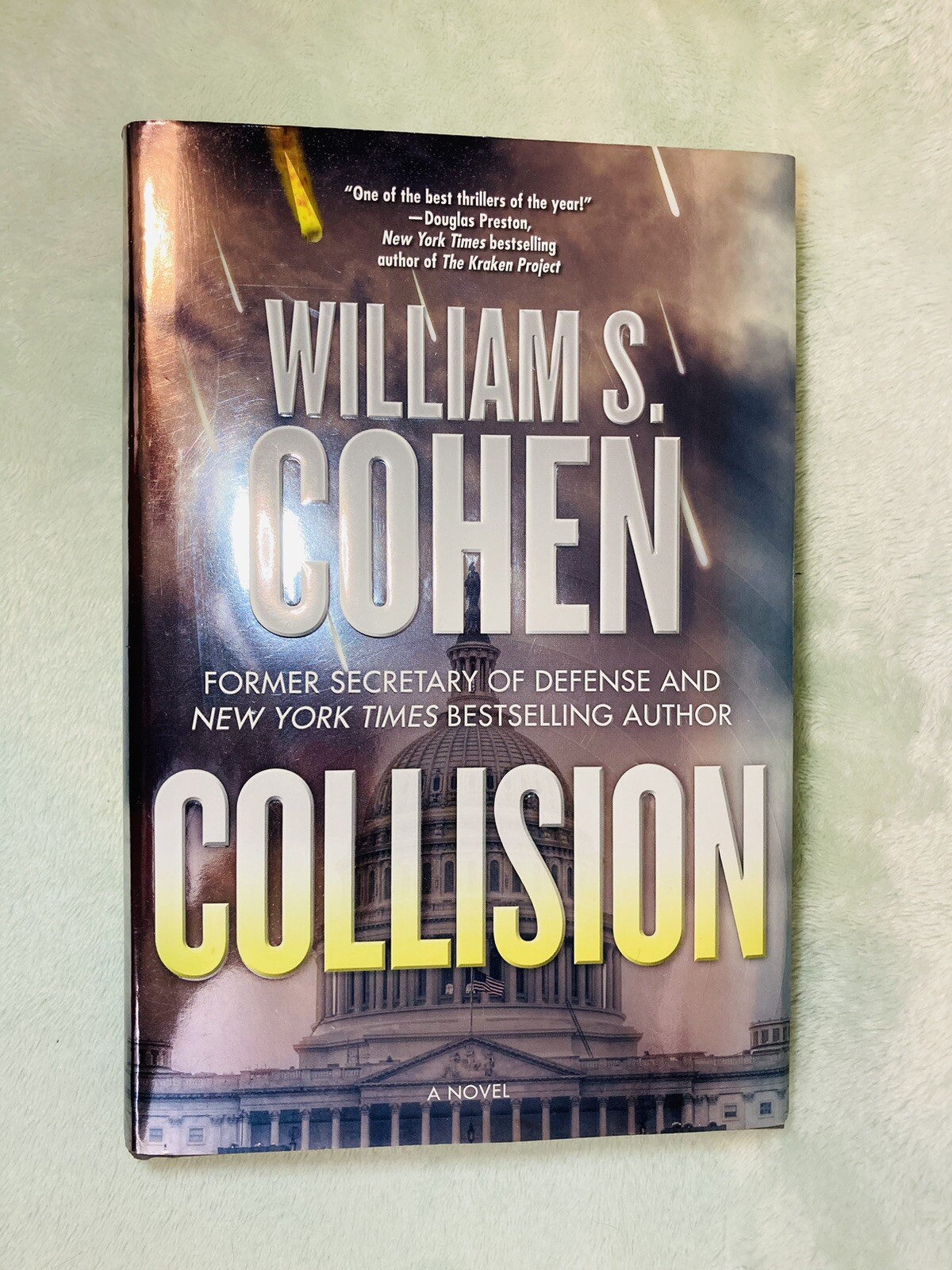 Sean Falcone Series: Collision by William S. Cohen (2015, Hardcover) Novel