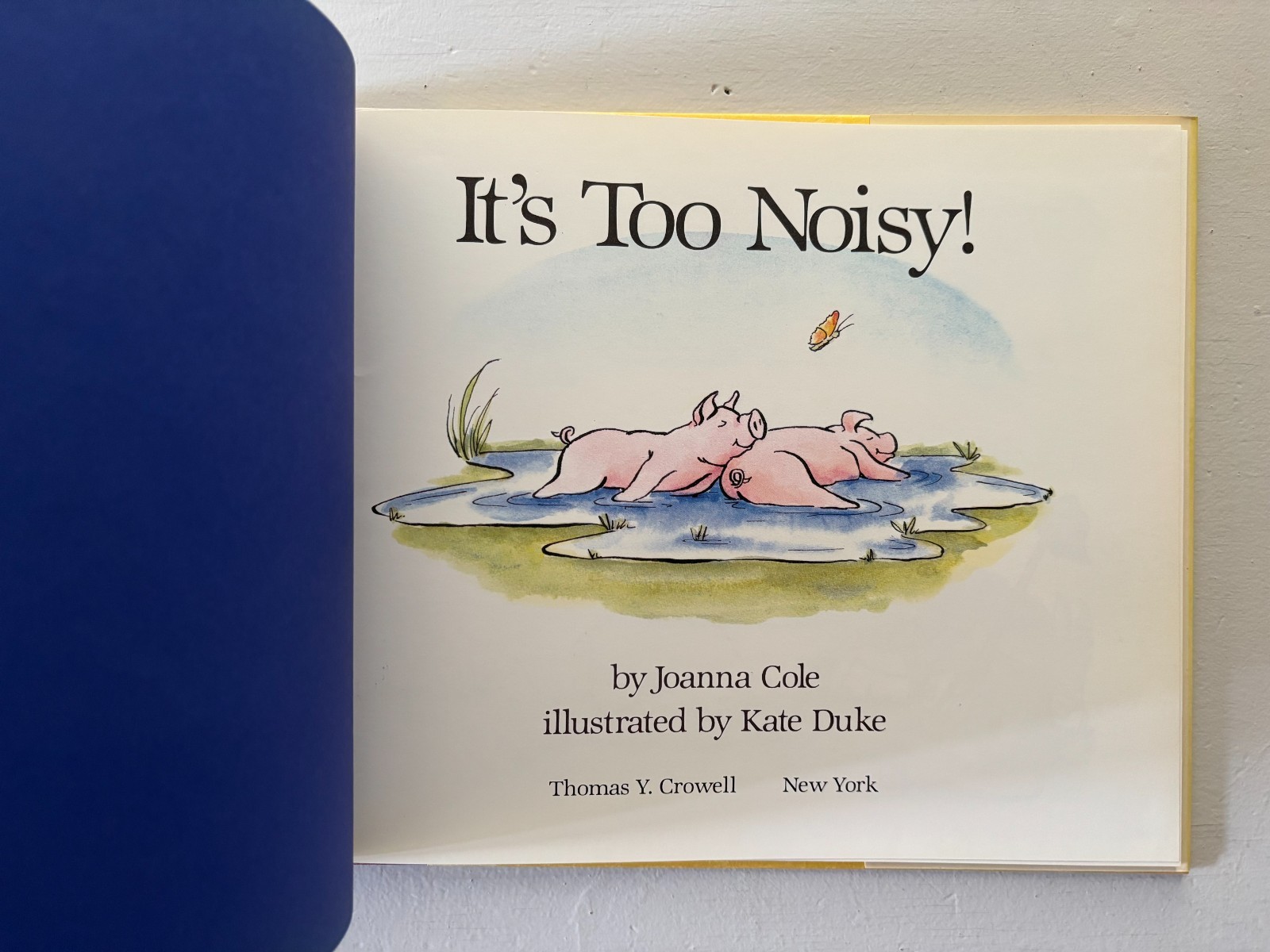 It’s Too Noisy! by Joanna Cole – 1989 First Edition Hardcover with Dust Jacket