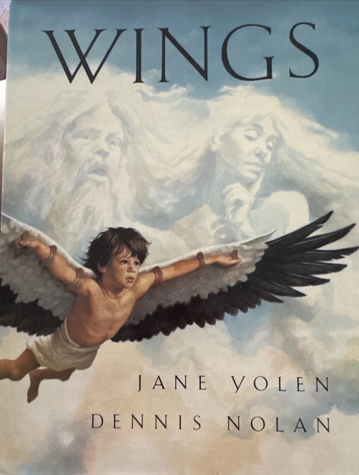 Wings by Jane Yolen (1991, Hardcover) Greek Mythology, Story Icarus, Daedalus