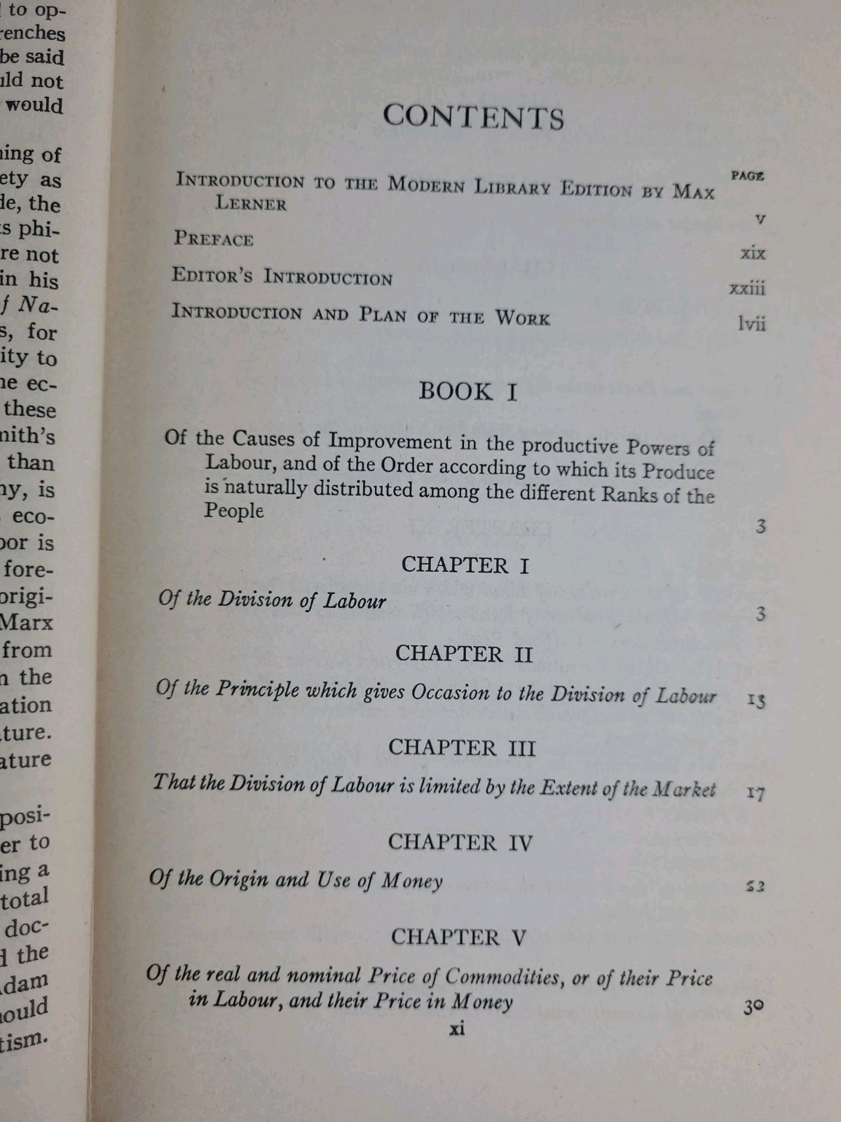 Wealth of Nations by Adam Smith (Modern Library, 1937)