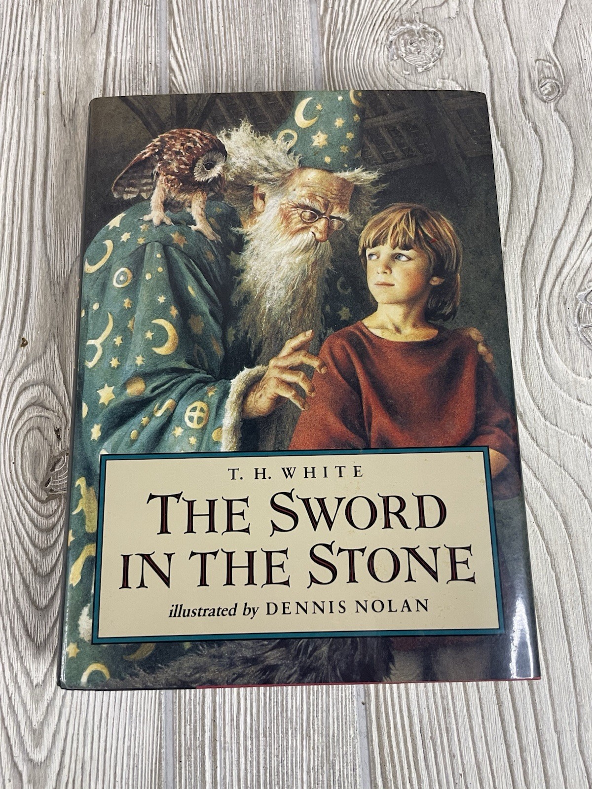 Sword in the Stone by T. H. White (1993, Hardcover) Illustrated by Dennis Nolan