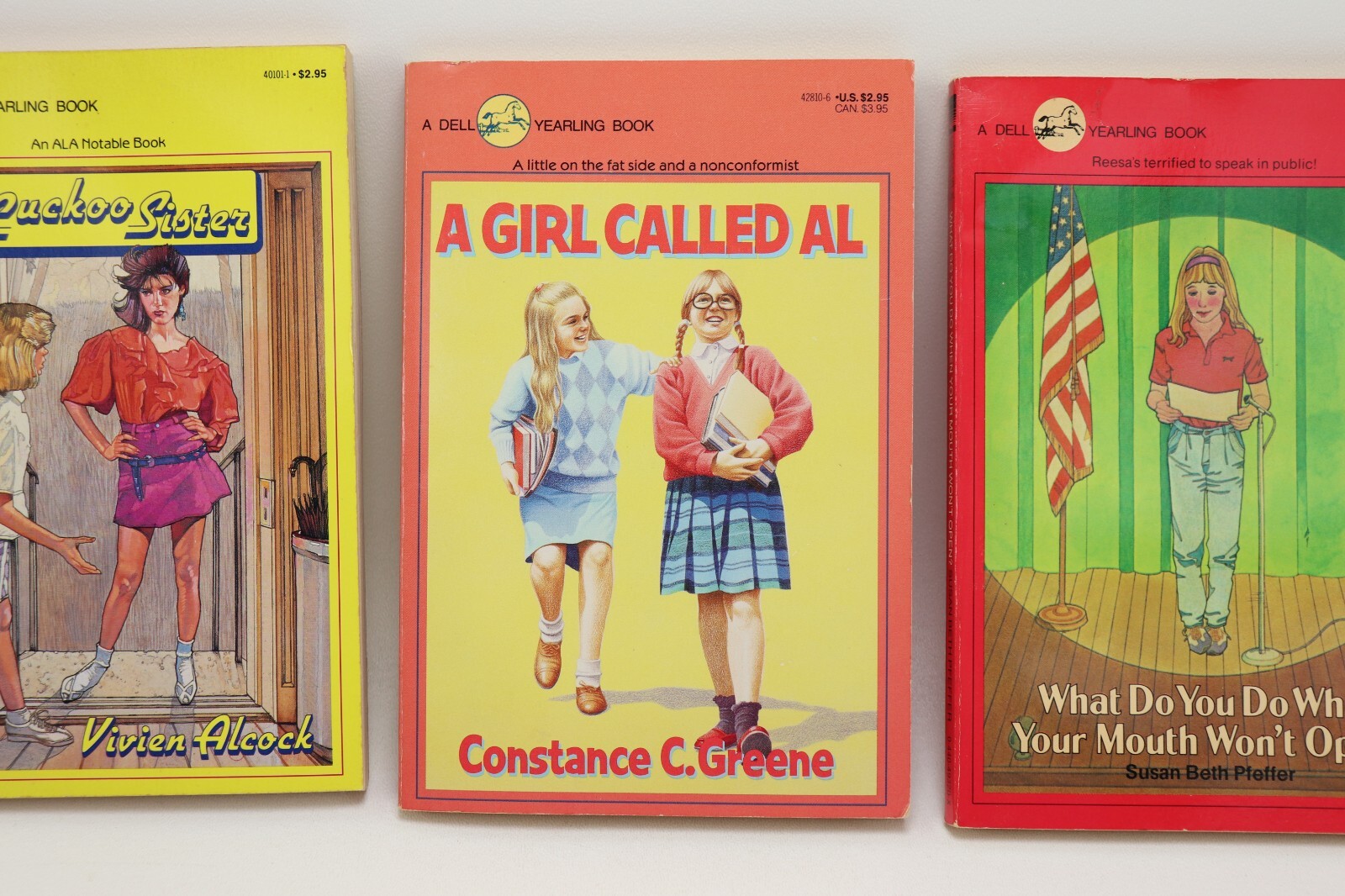Lot Of 3 A Dell Yearling Books, Mixed Lot Of Vintage Paperbacks 1981, (2) 1988