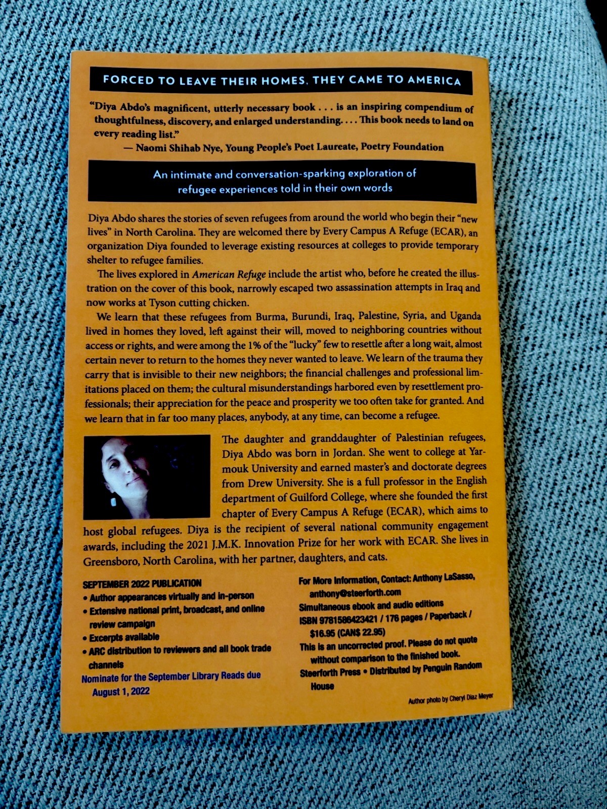 American Refuge: True Stories of the Refugee Experience by Diya Abdo