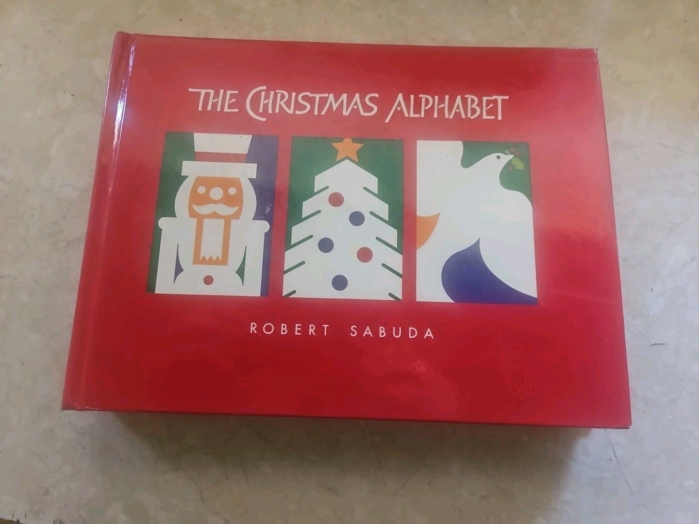 Vintage 1994 Robert Sabuda The Christmas Alphabet Pop Up Book Orchard HC PU1