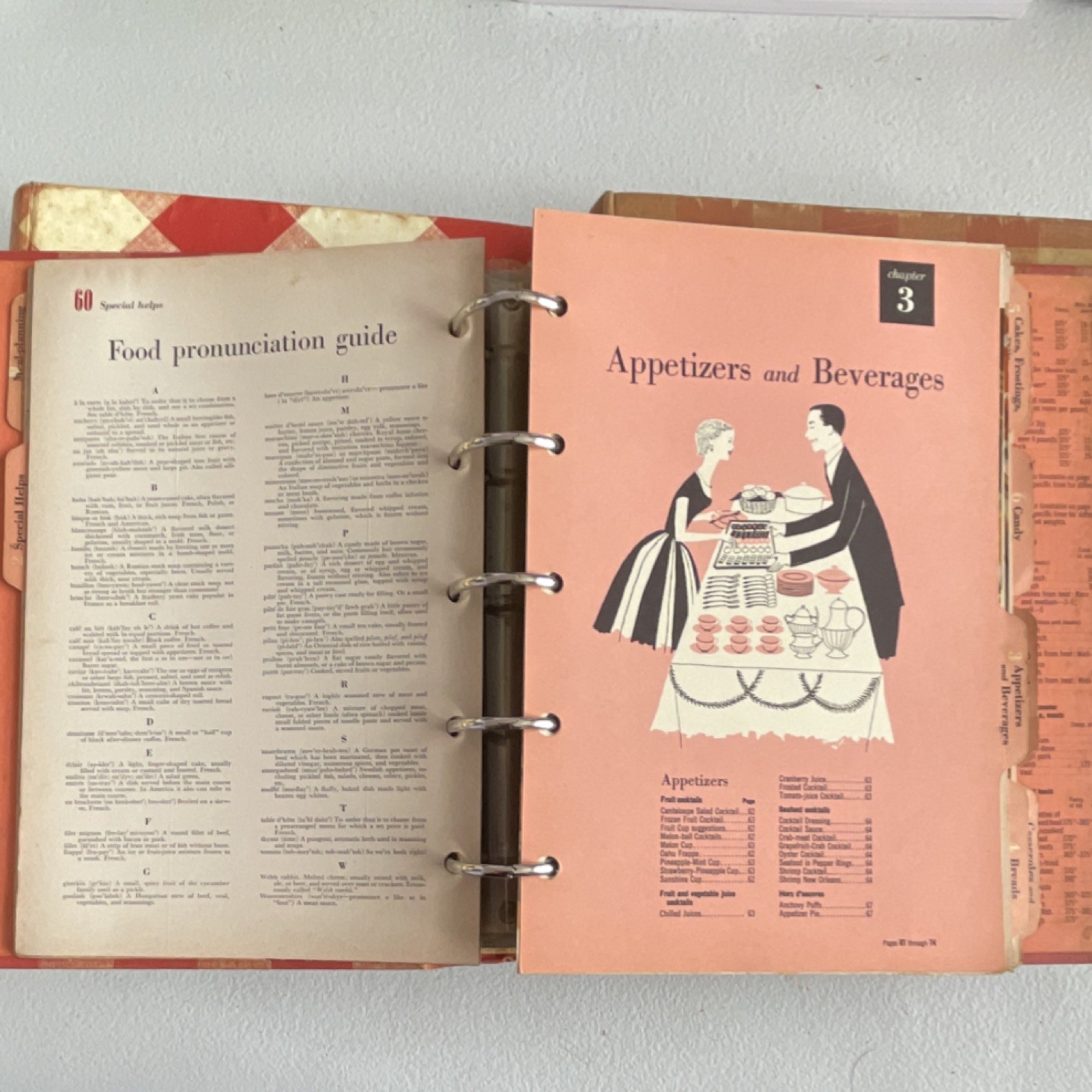 Vintage cookbook (1953) Better Homes and Gardens New Cook Book Ring/Wire Bound