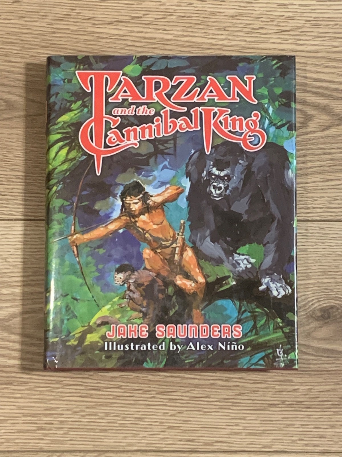 SIGNED Tarzan And The Cannibal King #103/300 Deluxe Ltd Ed HC Alex Nino