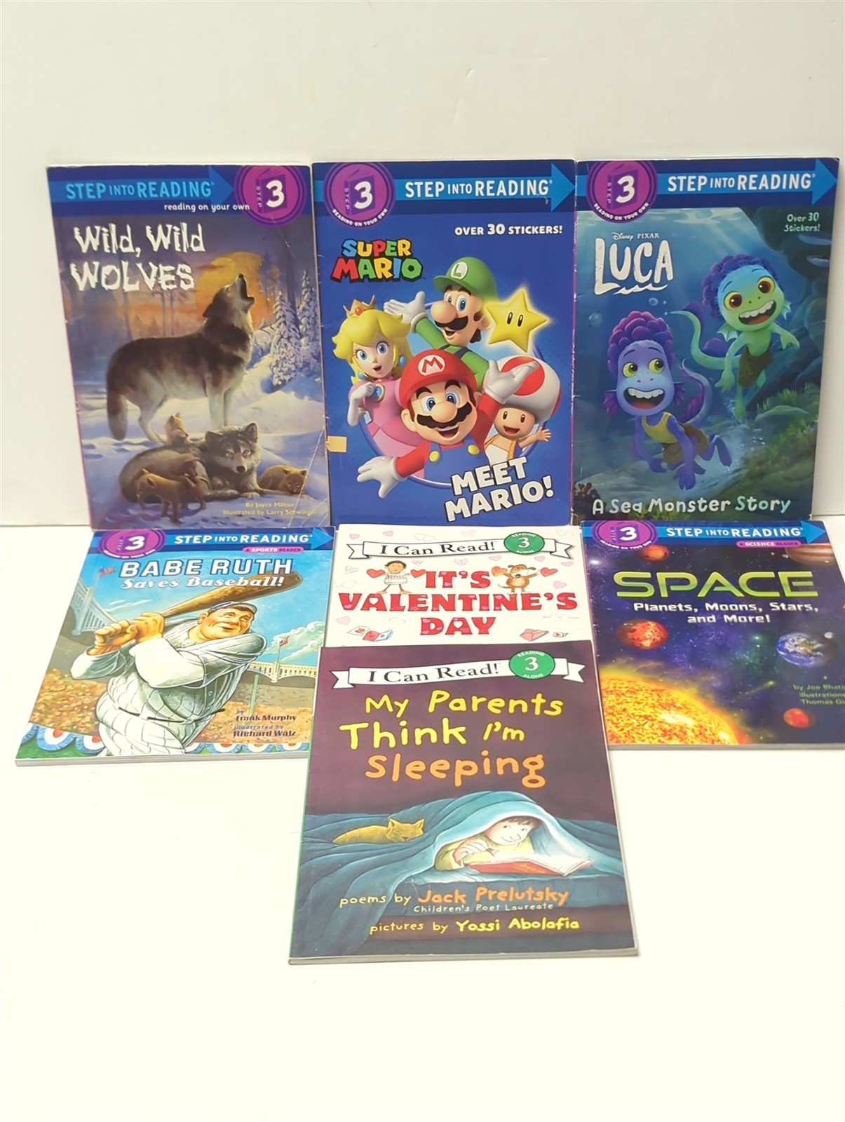 Lot of 25 “I Can Read” & “Step-Into-Reading” Level 3 Readers perfect kids 4 to 7