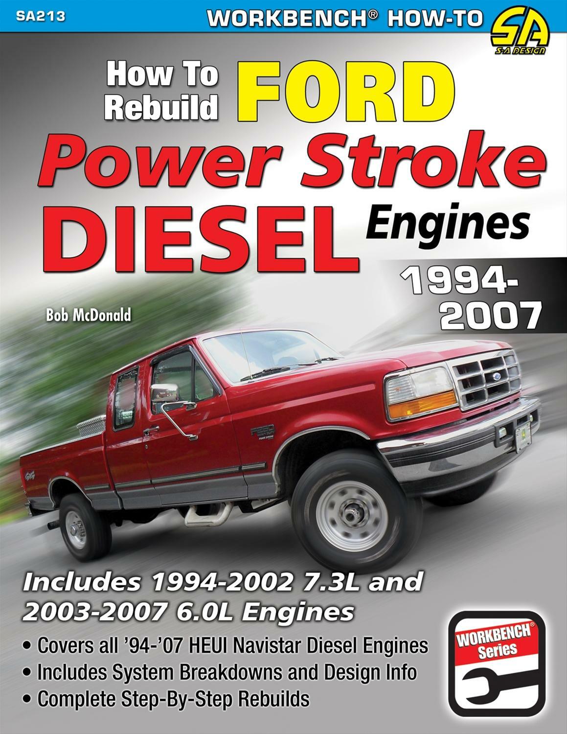 SA213 How to Rebuild 1994-07 Ford Power Stroke Diesel Engine Step By Step Build