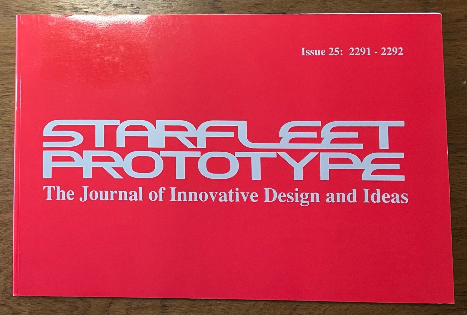 Starfleet Prototype The Journal of Innovative Design and Ideas #25: 2291 – 2292