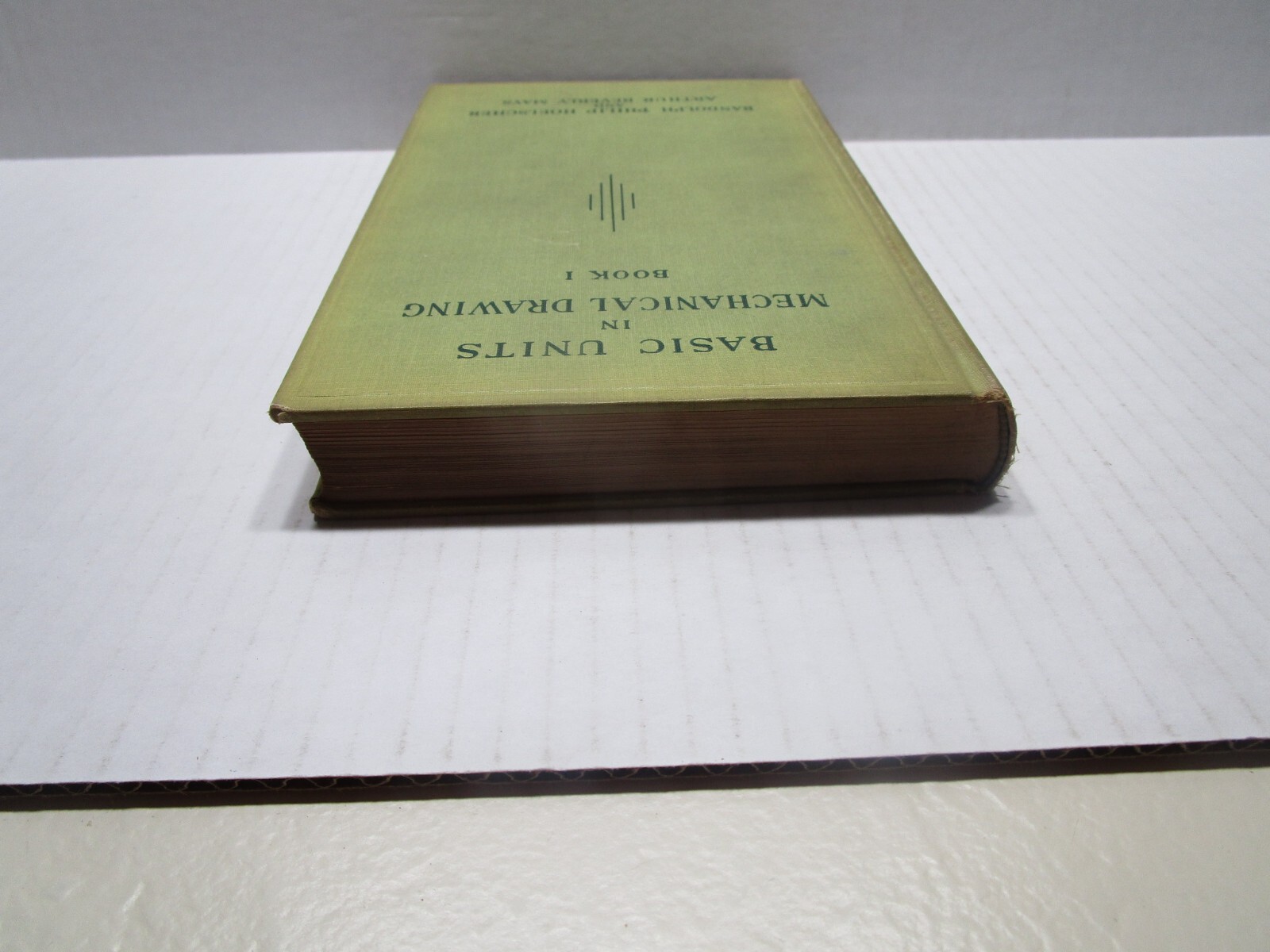 Basic Units In Mechanical Drawing Book 1 – Hoelscher and Mays – 1933 Hard Cover