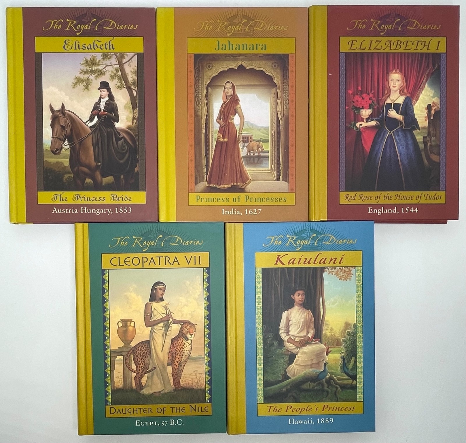 The Royal Diaries Book Lot Scholastic – Kaiulani Jahanara Elizabeth Cleopatra V