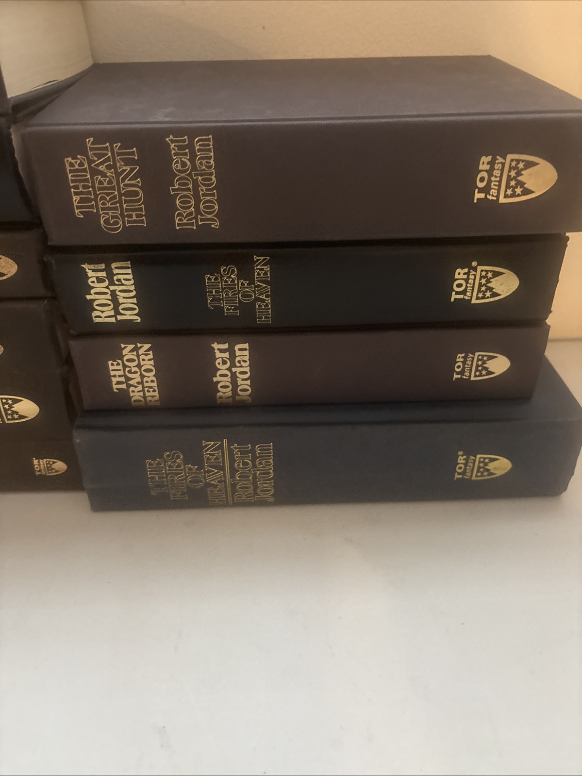 robert jordan hardcover lot Of 11 Books No Dust Jackets