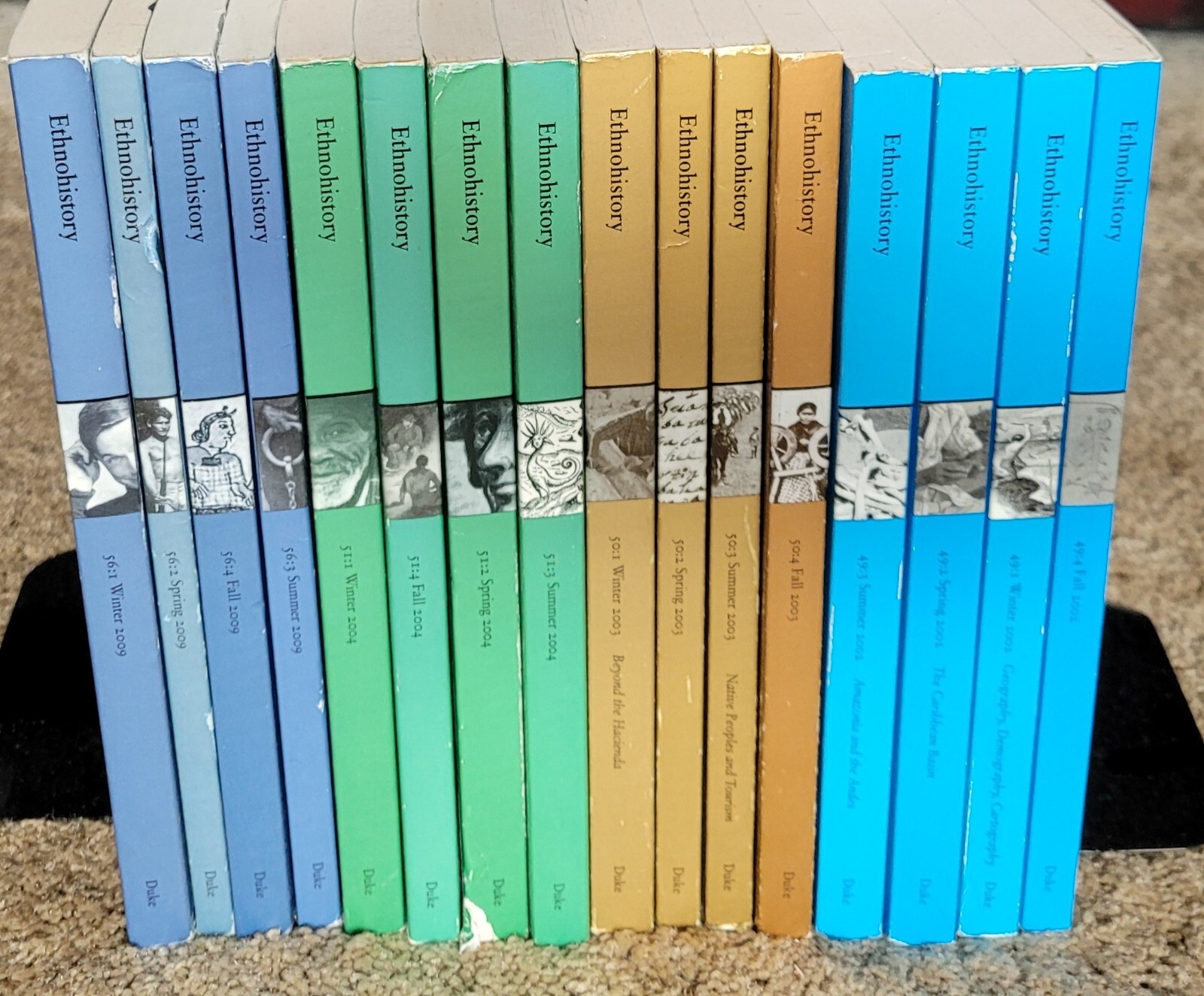 Ethnohistory (16 volumes), Duke University Press (2002, 2003, 2004, 2009) #3