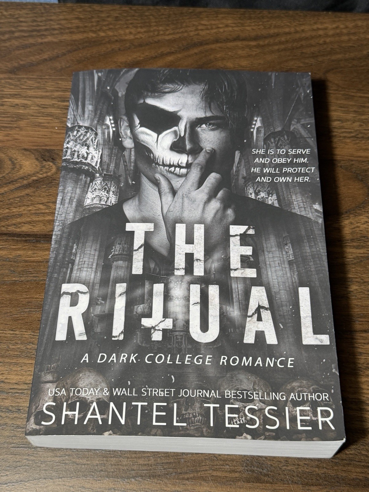 The Ritual Paperback Book by Shantel Tessier A Dark College Romance GUC