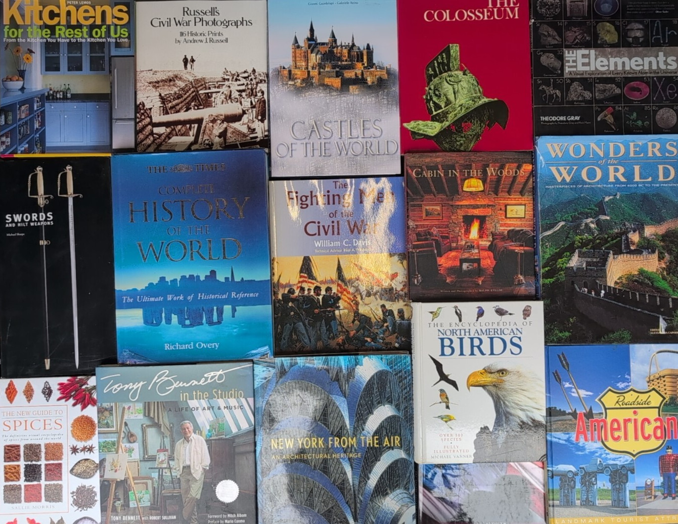 50 Pound (Lb) of Coffee Table Decorative Interior Design Larger Books RANDOM MIX