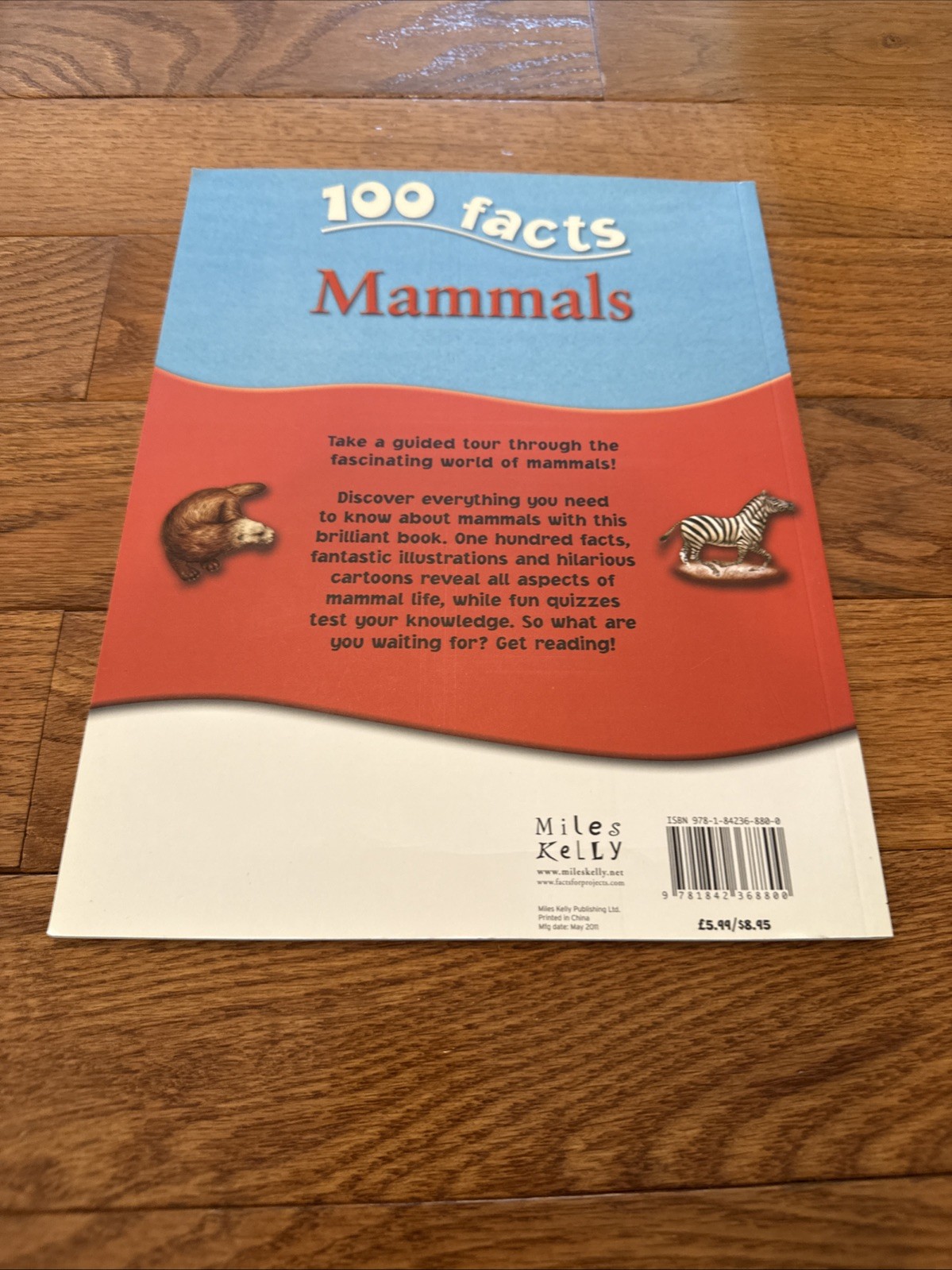 Lot Of 3 “100 Facts” Books – Endangered Animals, Explorers, Mammals