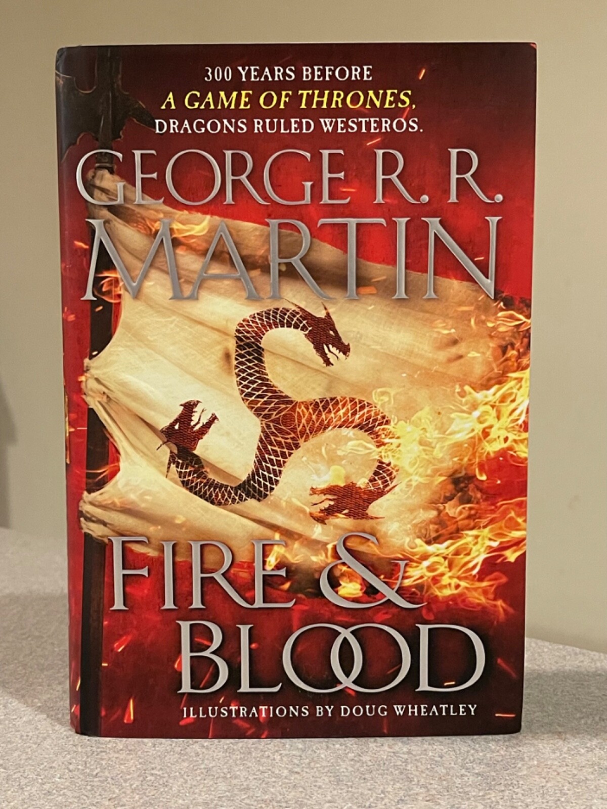 A Game of Thrones & Fire & Blood George R R Martin (Hardcover Lot) House Dragon