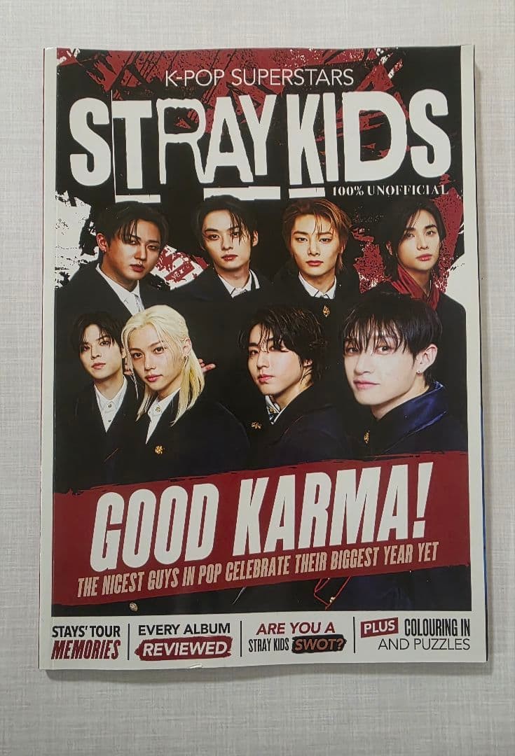 Stray Kids Brand New Stray Kids K-POP Magazine US Release 114 Pages