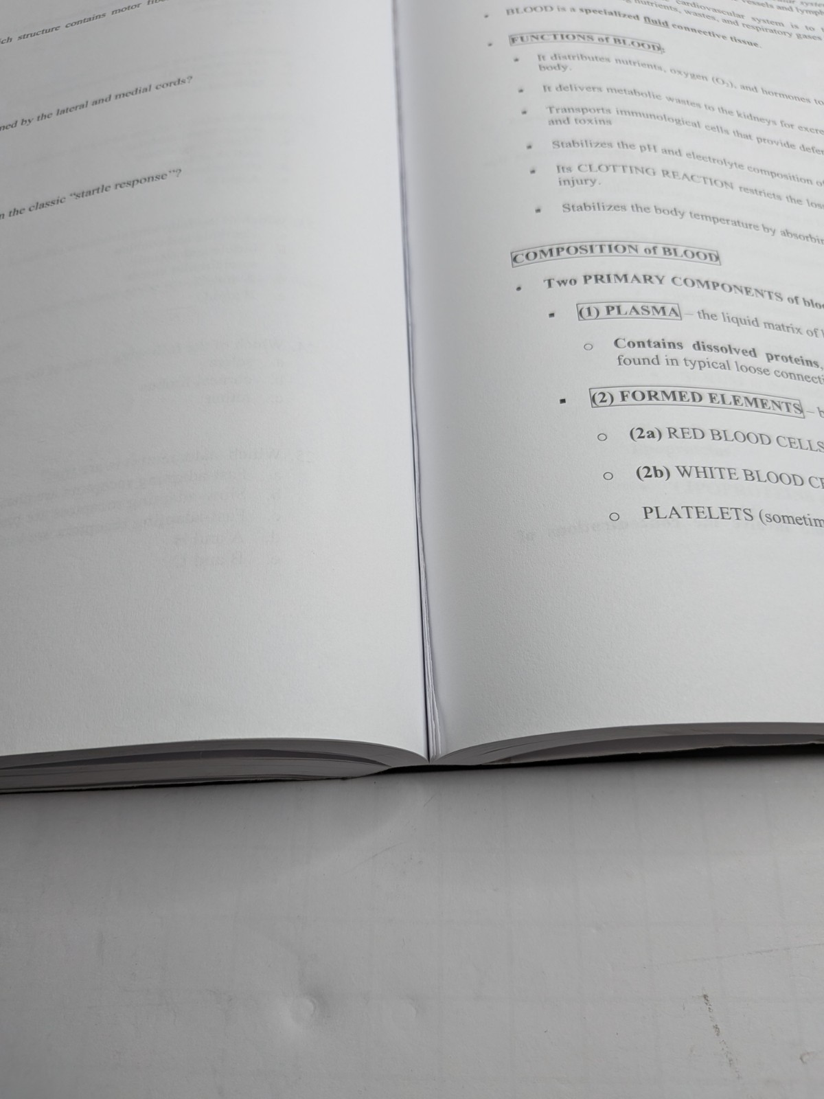 Condensed Notes For Human Anatomy Illustated Edition : See Description