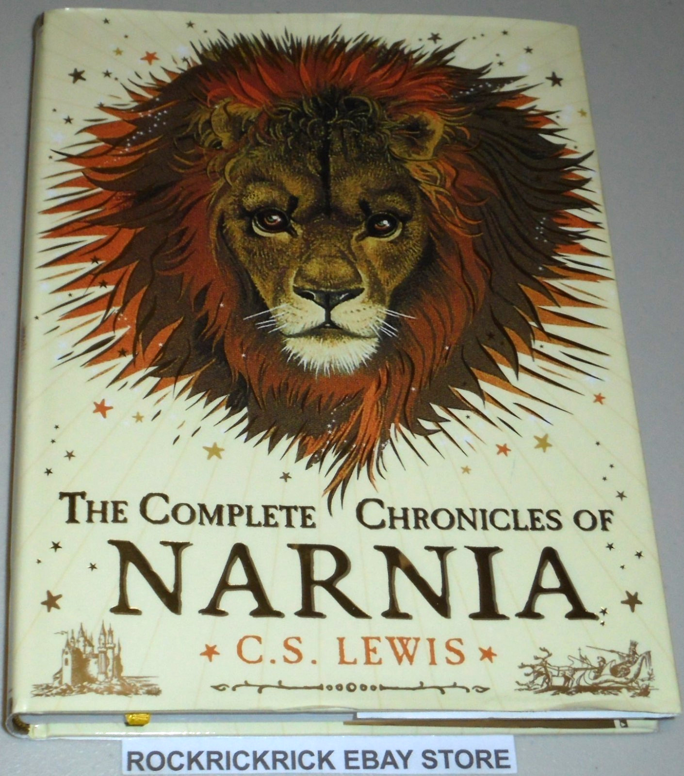 THE COMPLETE CHRONICLES OF NARNIA BY C.S. LEWIS 2000 HARDCOVER 22CM X 29CM