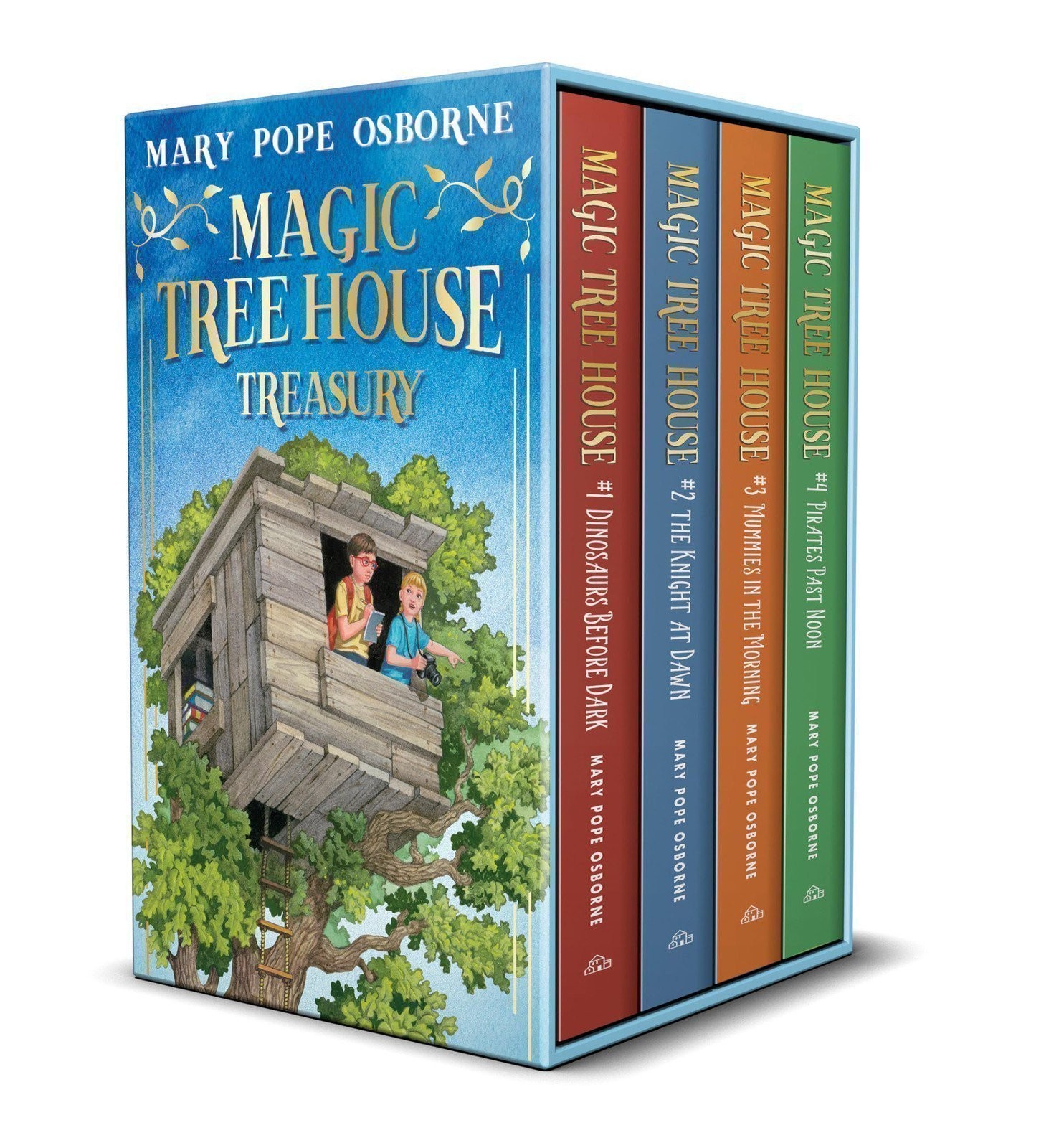 Magic Tree House 1-4 Treasury Boxed Set: Dinosaurs Before Dark; The Knight at…