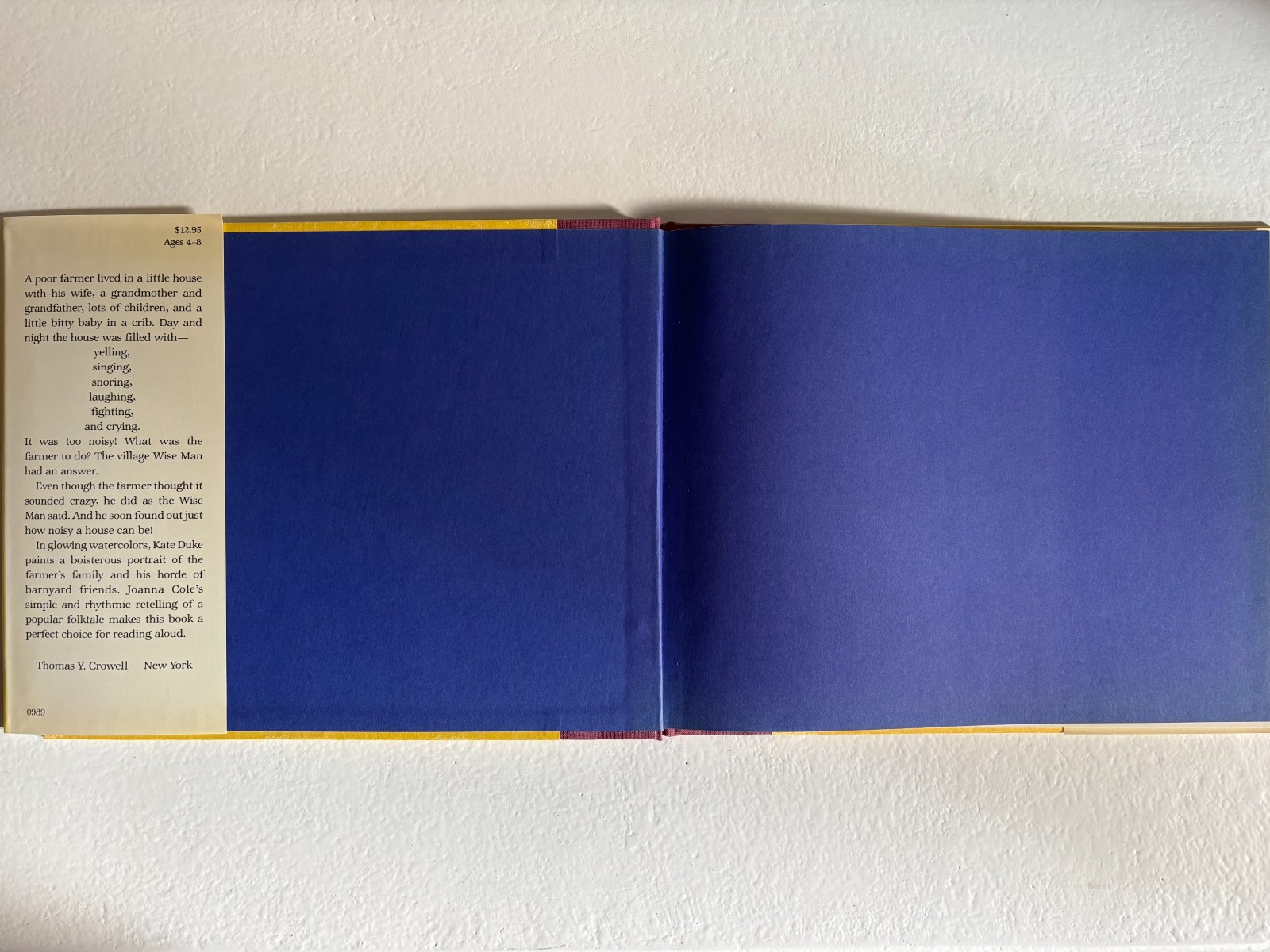 It’s Too Noisy! by Joanna Cole – 1989 First Edition Hardcover with Dust Jacket