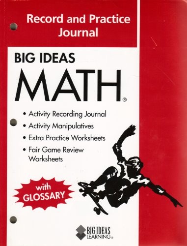 Big Ideas Math Record and Prac – NEW