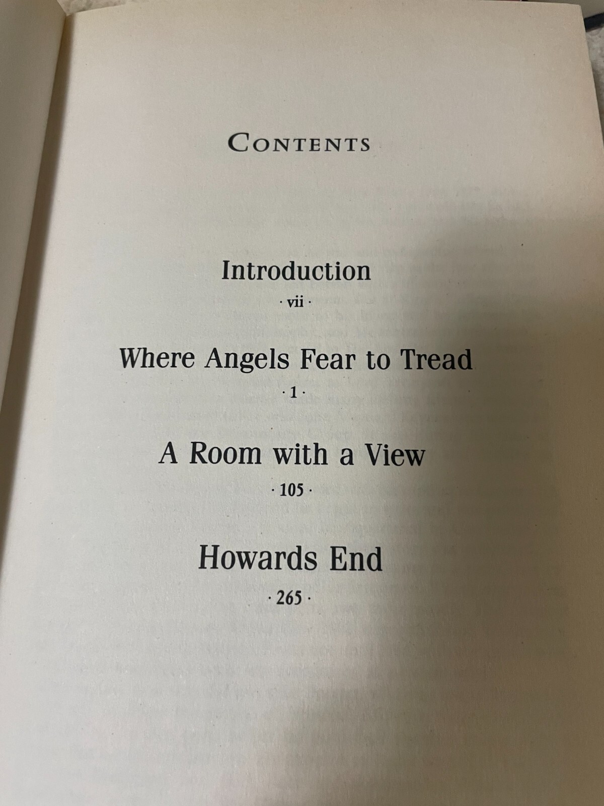 E.M. Forster 3 Complete Novels Howards End, A Room With a View, Where Angels HC