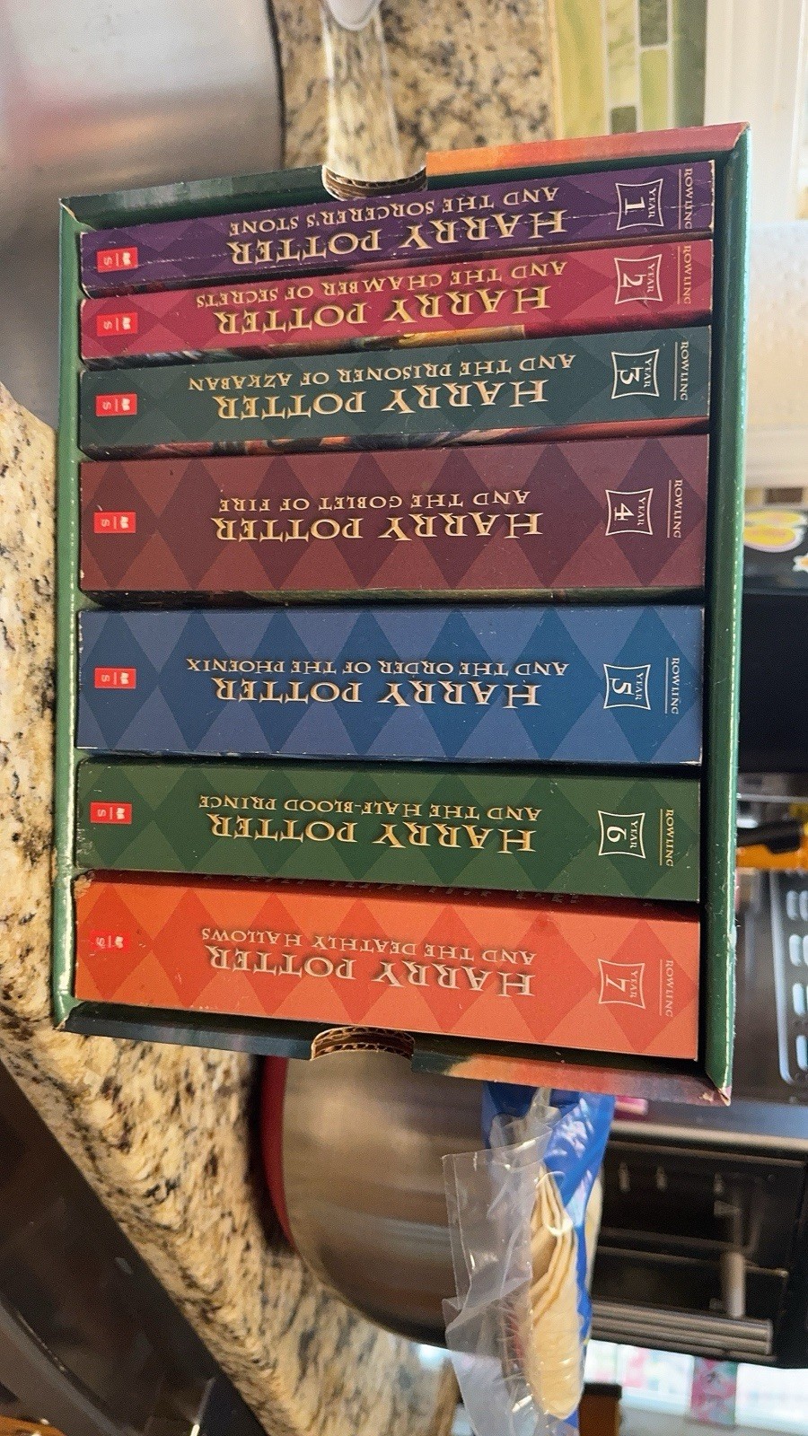 Harry Potter Paperback Boxset #1-7 by J. K. Rowling (2009, Hardcover)