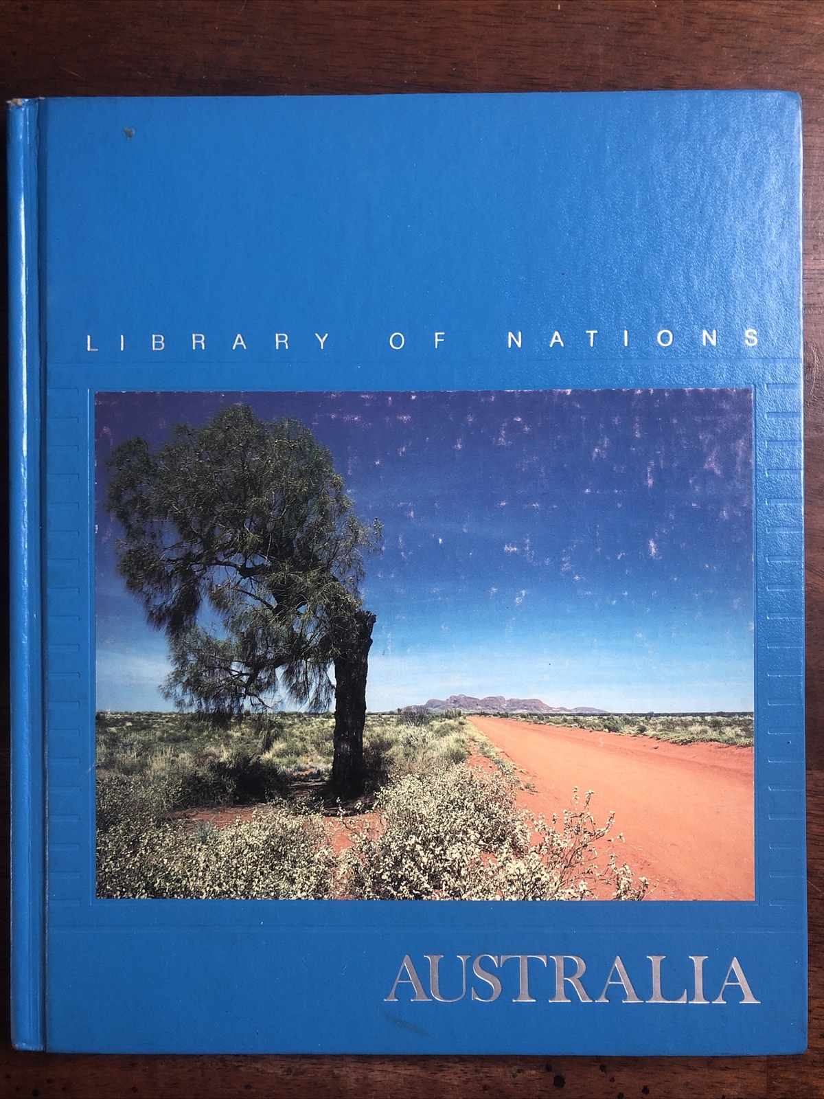 Library of Nations: Australia 1987 Vintage Hardcover Exlib Good Condition