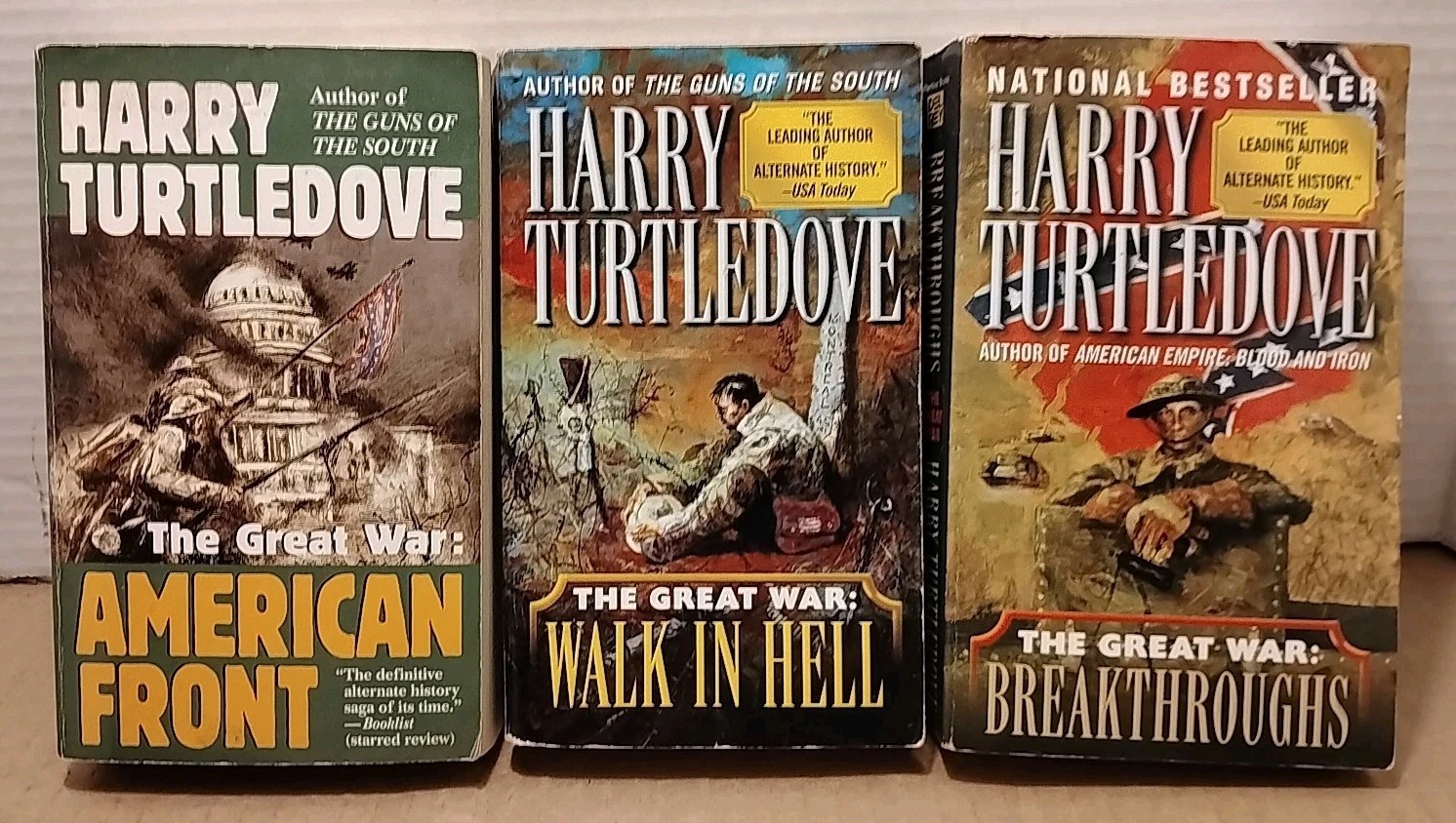 Harry Turtledove : The Great War Series – Vols. 1 to 3 – Complete in Paperback