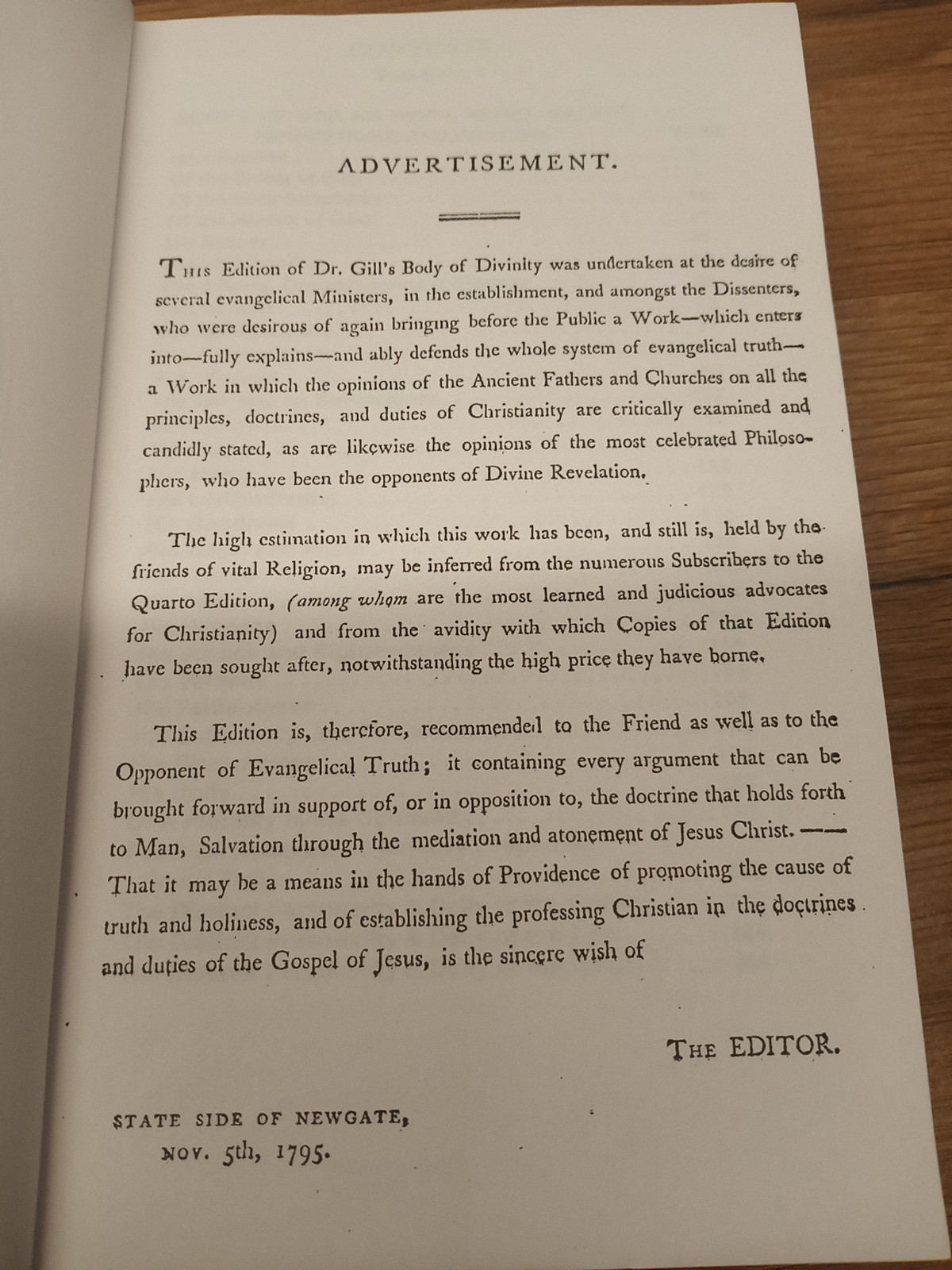 A Complete Body Of Doctrinal And Practical Divinity Vol. 1 By John Gill Reprint