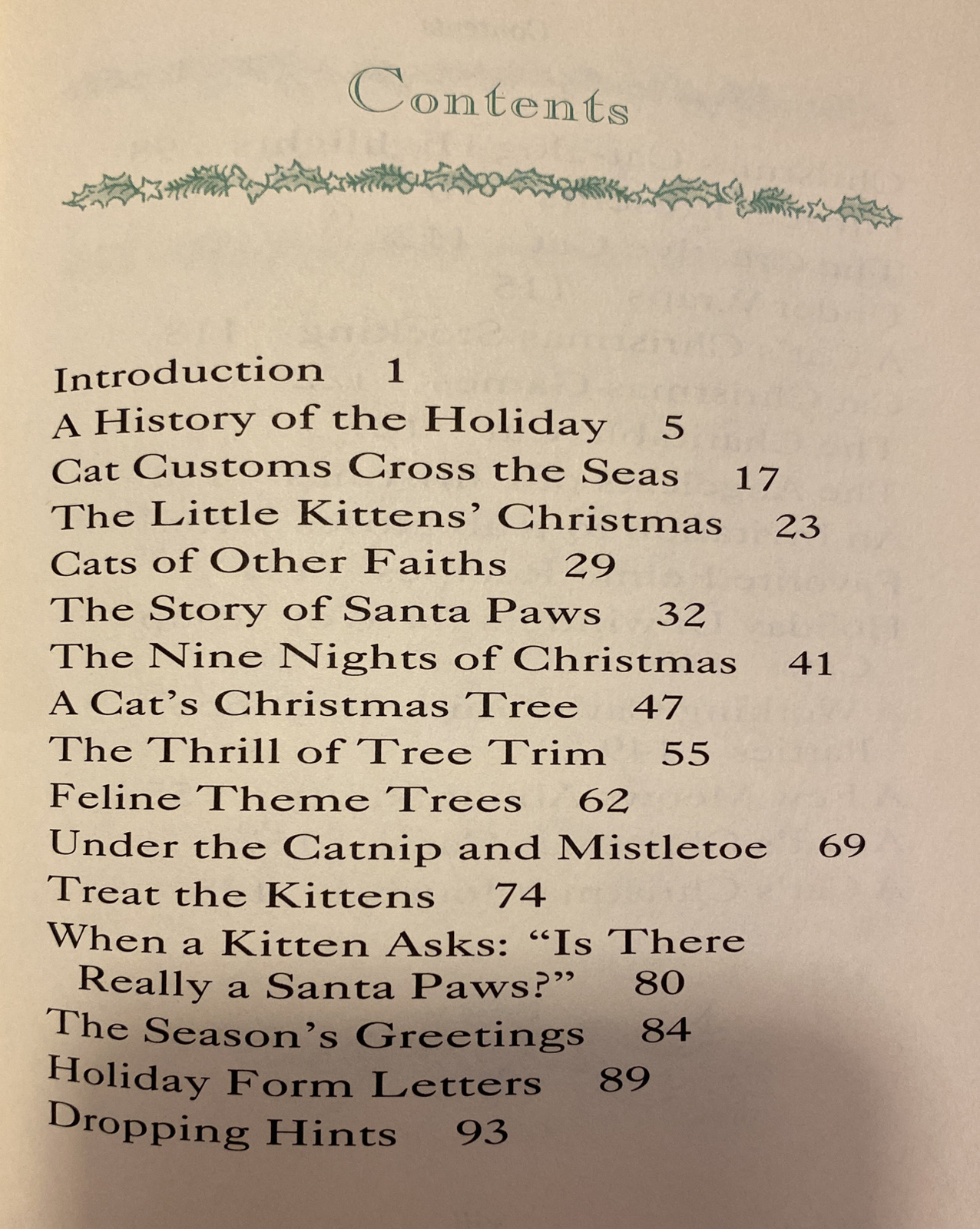 A Cat’s Christmas by Stefanie Samek (1996, 1st Hardcover) Larry Ross