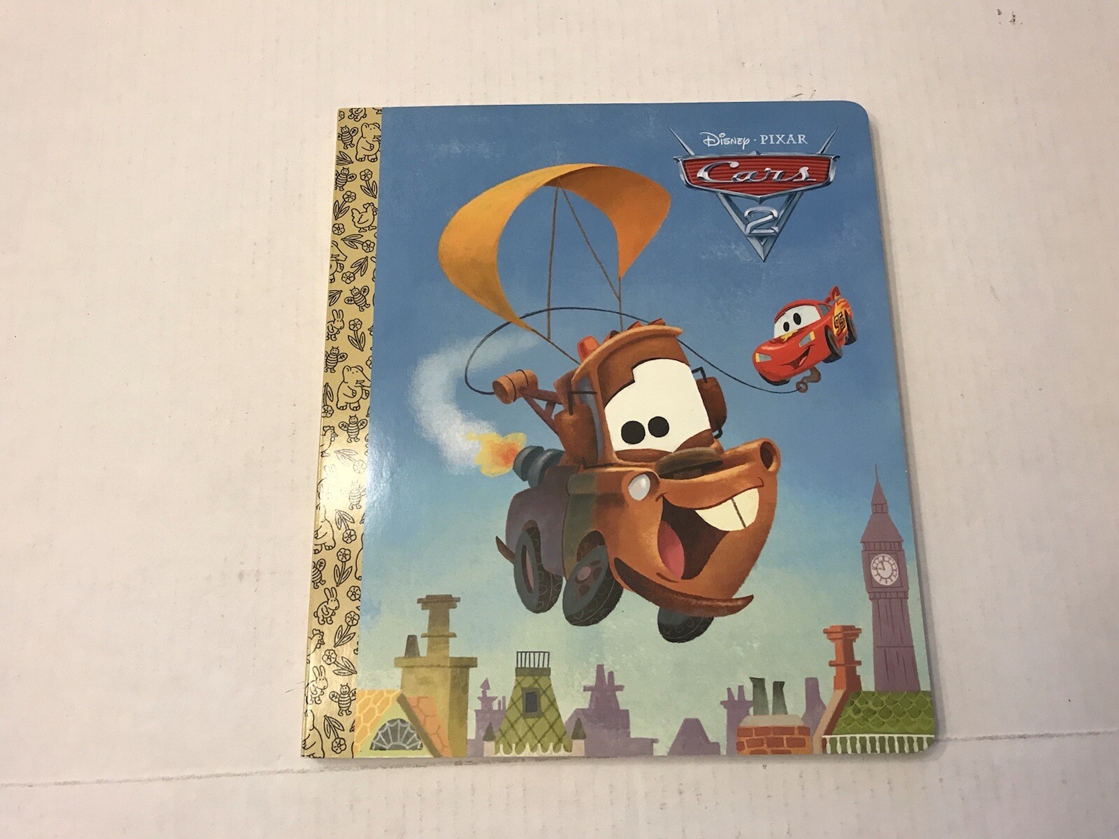 Disney – Pixar Cars 2 Golden Book – Large – 20 Pages – New