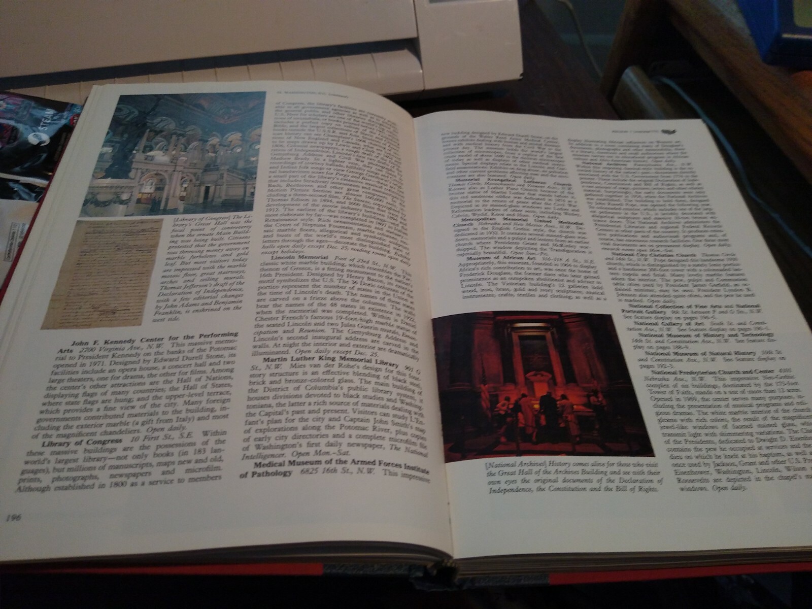 VINTAGE 1974 READERS DIGEST TREASURES OF AMERICA WHERE TO FIND THEM – 624 PAGES