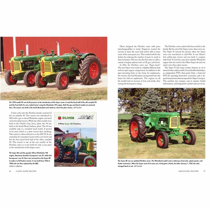 Sherry Schaefer Classic Oliver Tractors 160 Page Paperback Book 9781937747992
