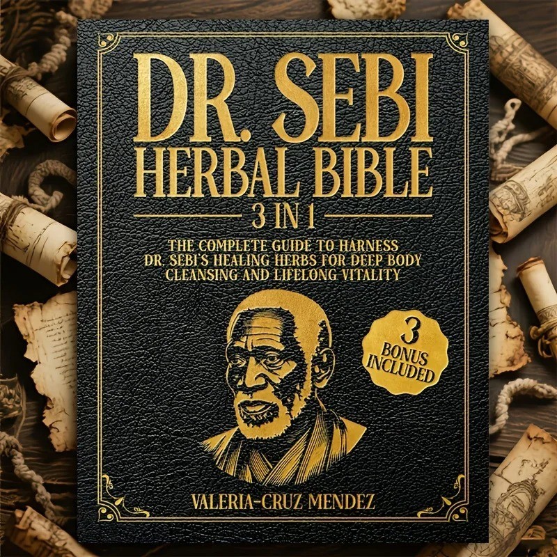 Dr Sebi Herbal Bible 3 in 1 | Complete Healing Guide & Natural Remedies Book