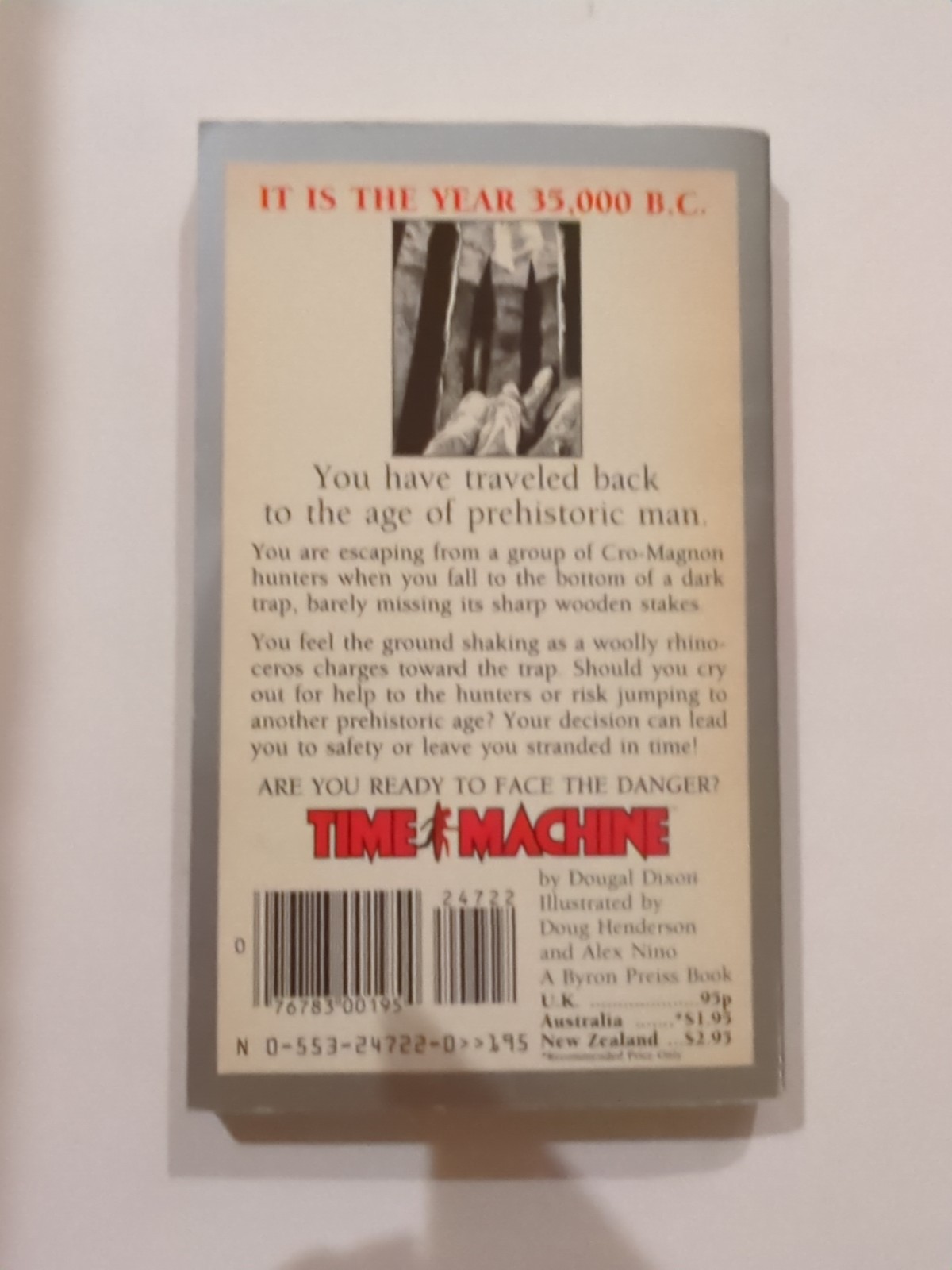 Time Machine 7 ICE AGE EXPLORER Dougal Dixon 1985 Bantam Books 1st PB Vtg