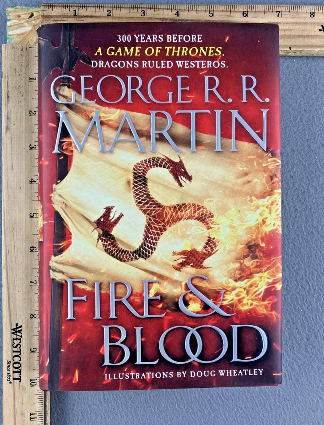 Fire and Blood by George RR Martin Hardcover 1st US Edition Game of Thrones GoT