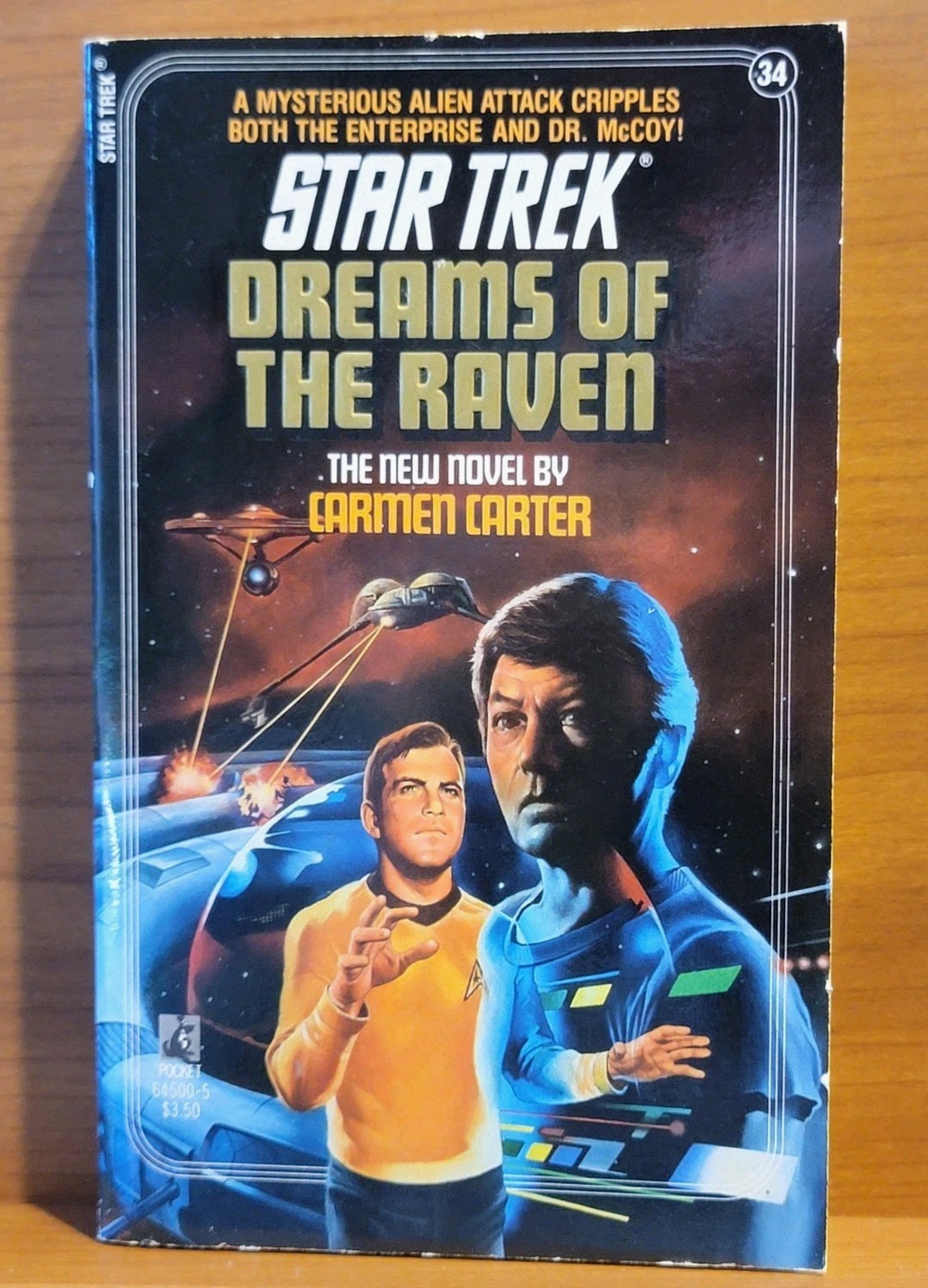 Star Trek Dreams of the Raven by David A. Carter (1987, Mass Market) Unread Copy