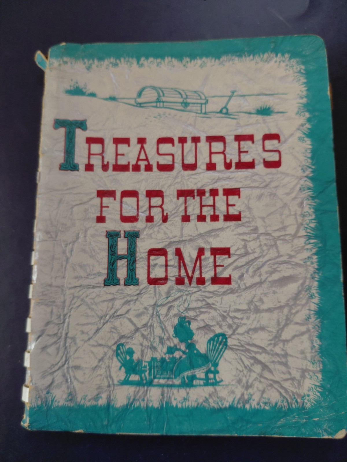 Treasures for the Home by Mary O. Fleming (1952) Ring/Wire Bound Illustrated