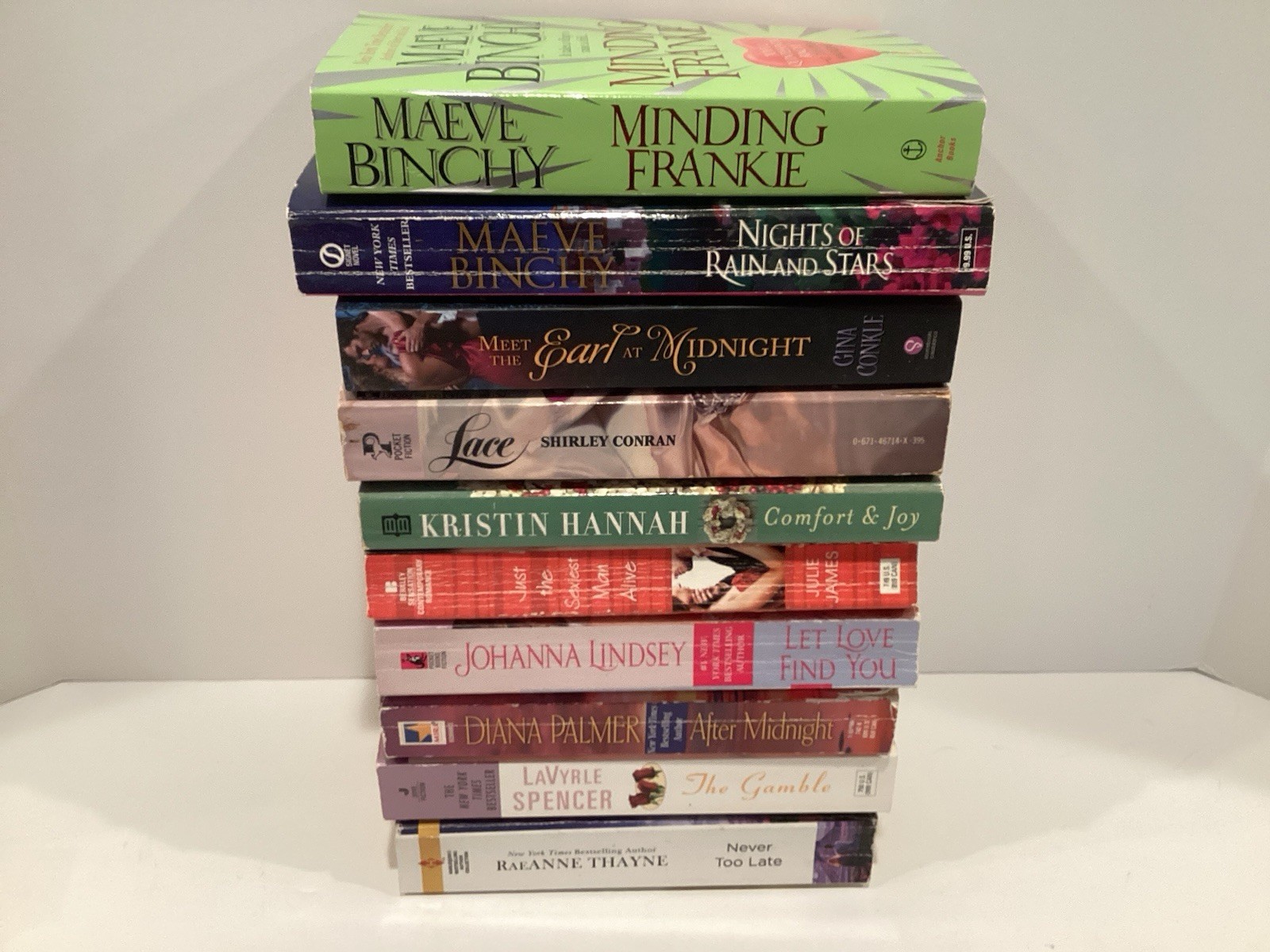 Lot of 10 Romance Paperback Books Mixed Titles Various Authors See Photos VG