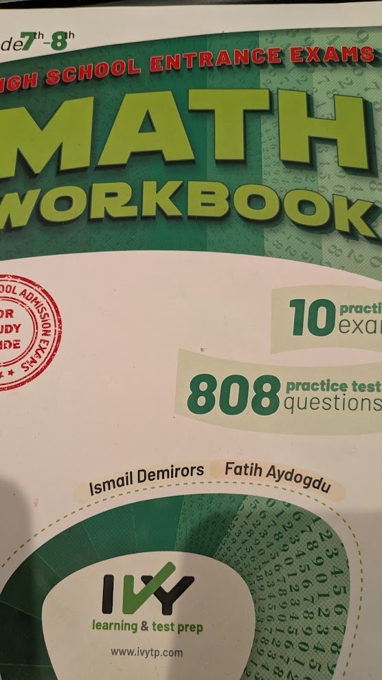 High School Entrance Exams Math Workbook: 808 Test Questions and