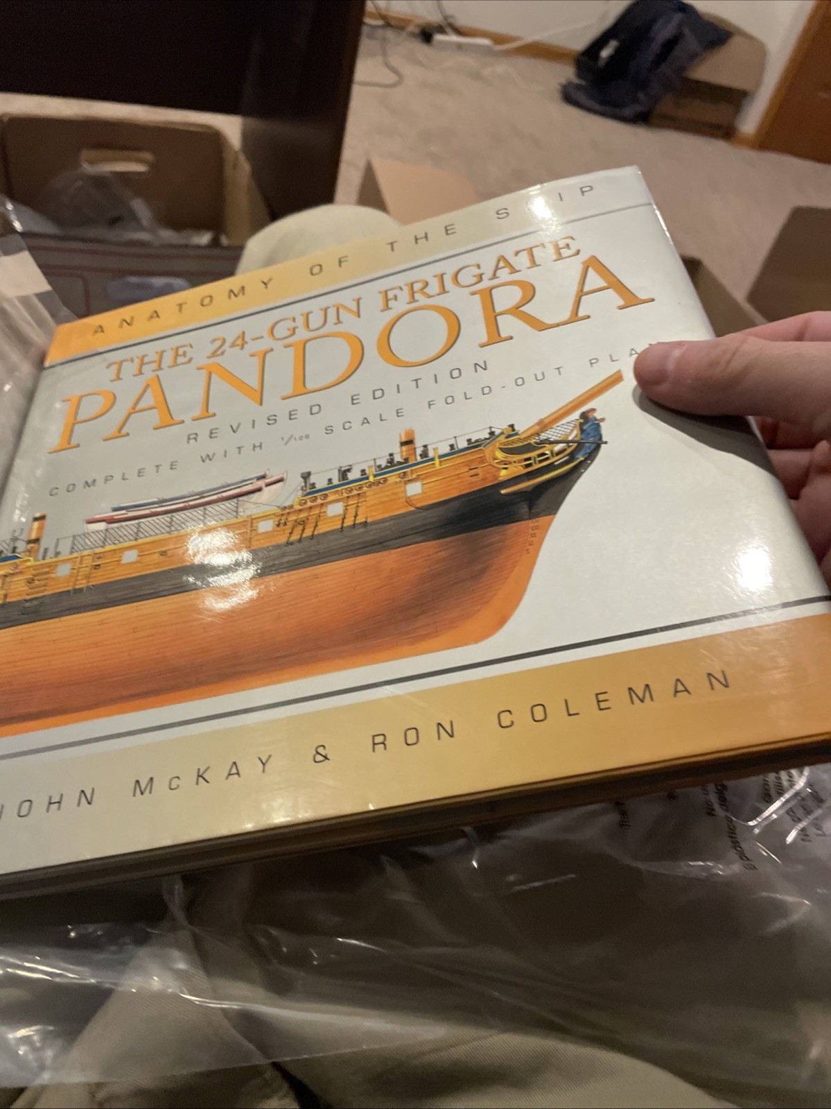 24-Gun Frigate Pandora by Ron Coleman and John McKay (2010, Hardcover)