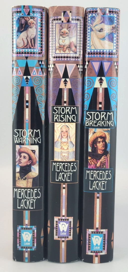 Mage Storms Trilogy Mercedes Lackey Hardcover BCE Storm Warning Rising Breaking
