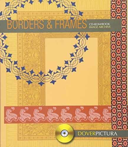 Borders and Frames (CD ROM & Book Image Archive) – Paperback – Very Good c
