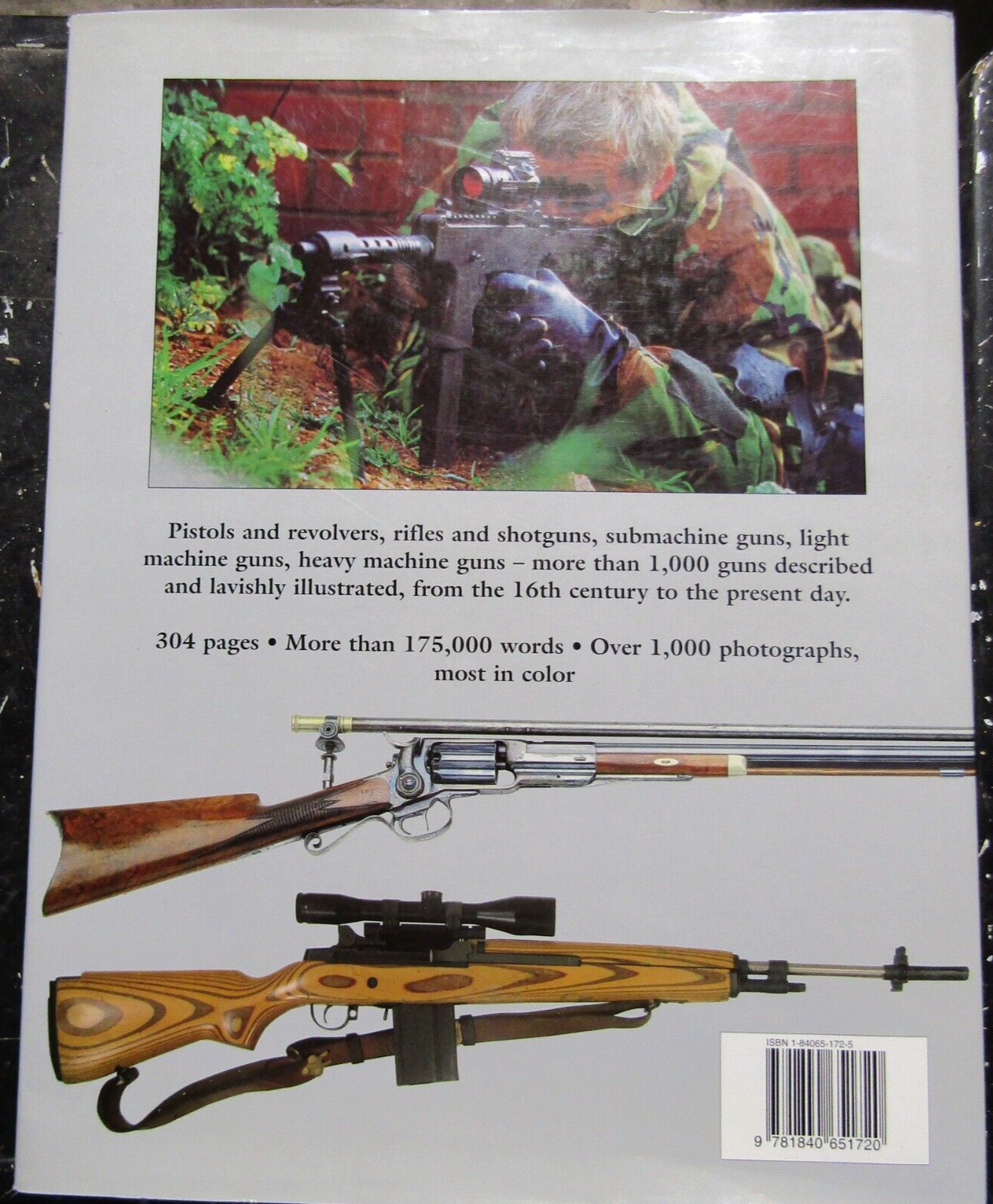 The Illustrated Book of Guns 2002 David Miller Hardcover 302 pages