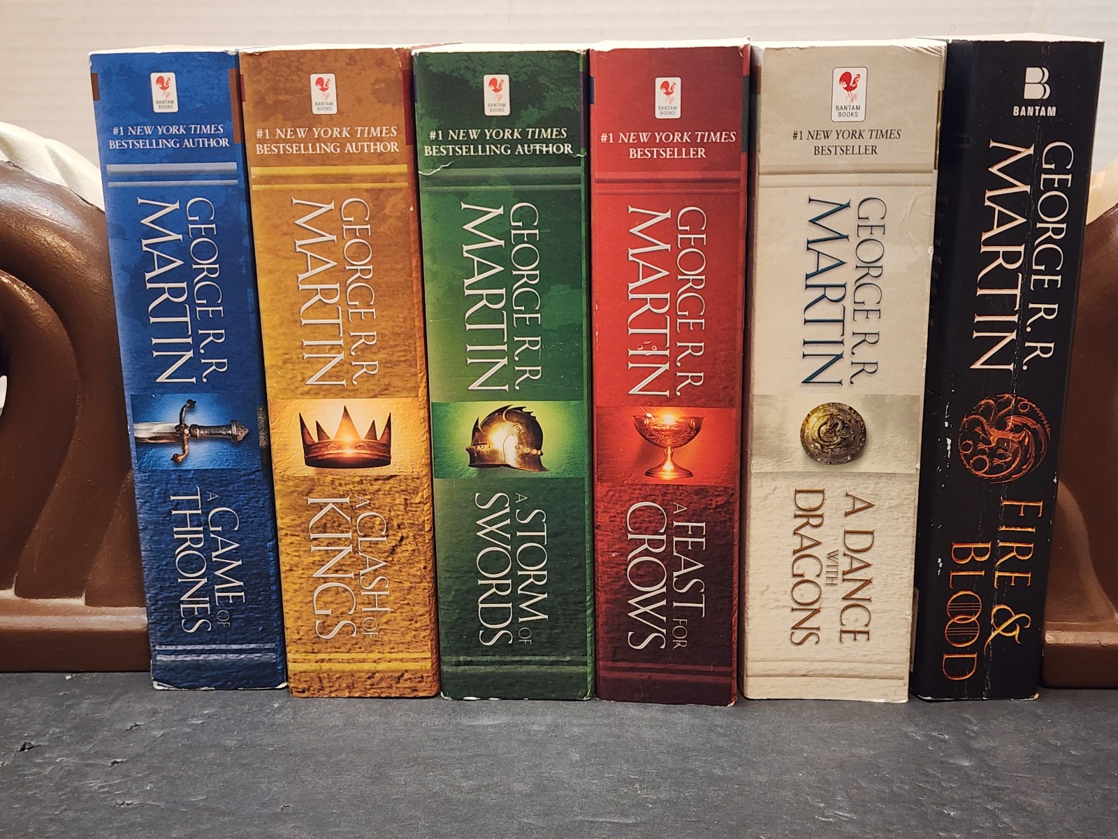 A Song of Ice and Fire Trade Paperback 6 Book Set by George R.R. Martin Lot of 6