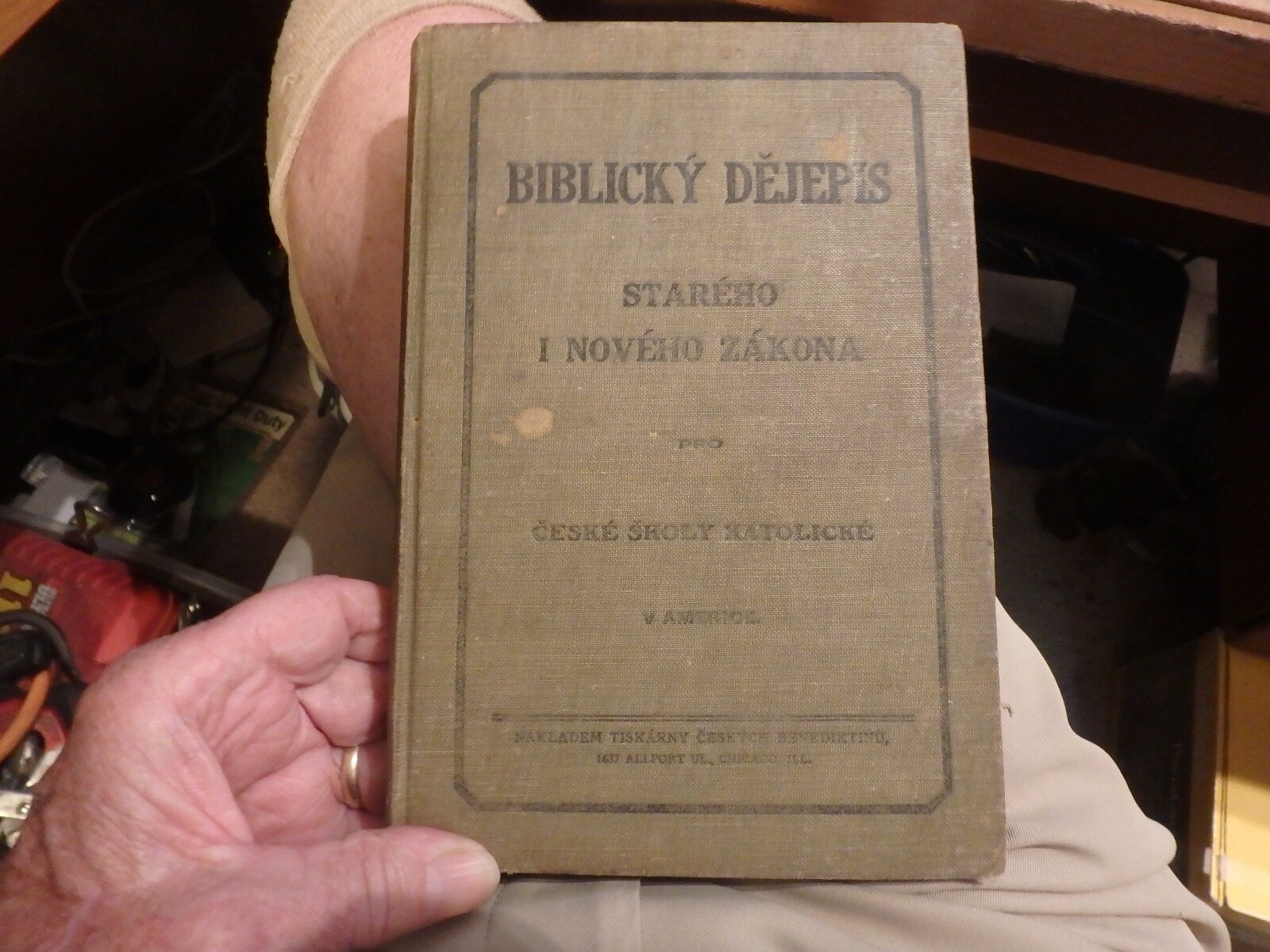 2a- vintage religious edition- CZECH LANGUAGE- Biblicky dejepis -218 pages