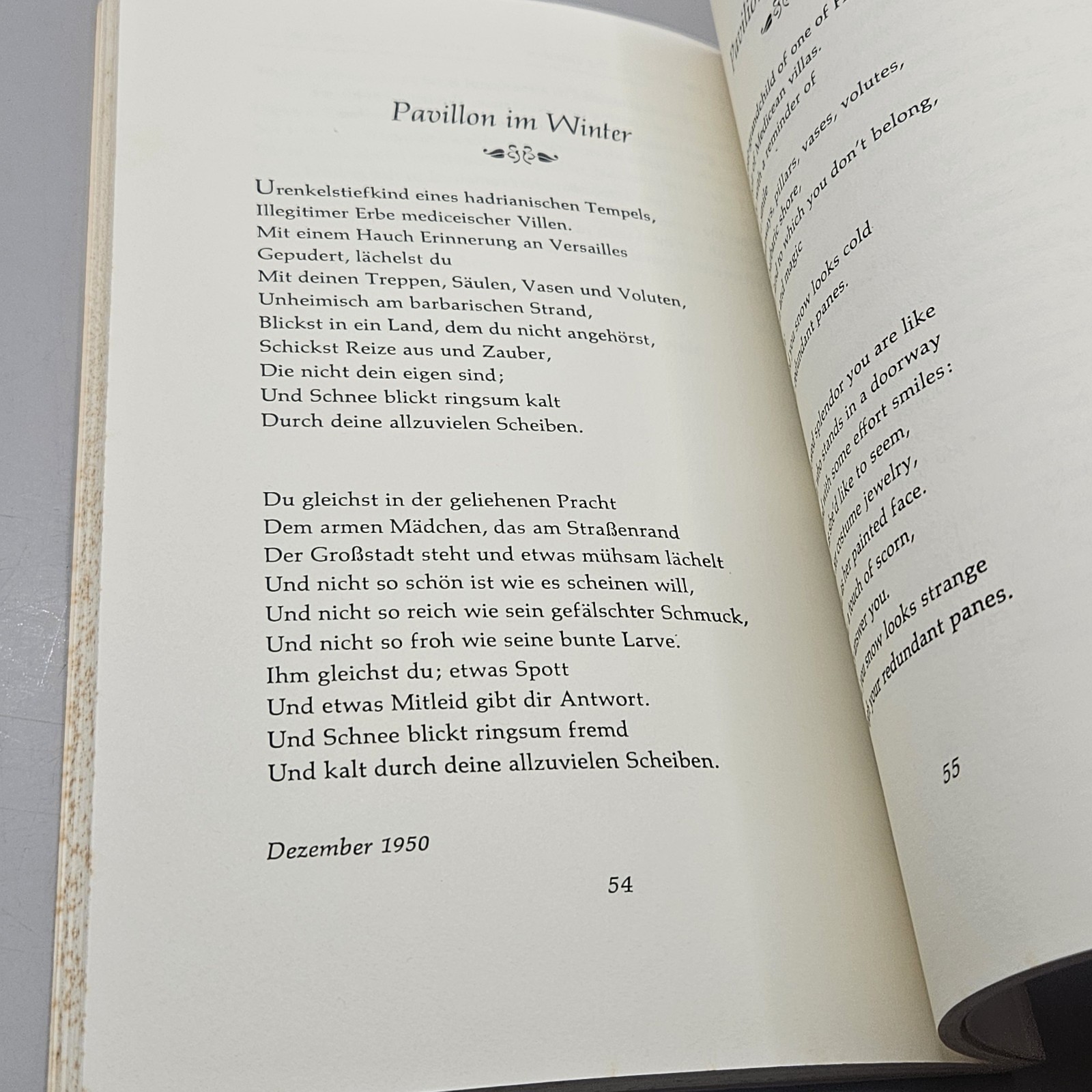 Hermann Hesse HOURS IN THE GARDEN Farrar Straus Giroux 1979 Bilingual Edition